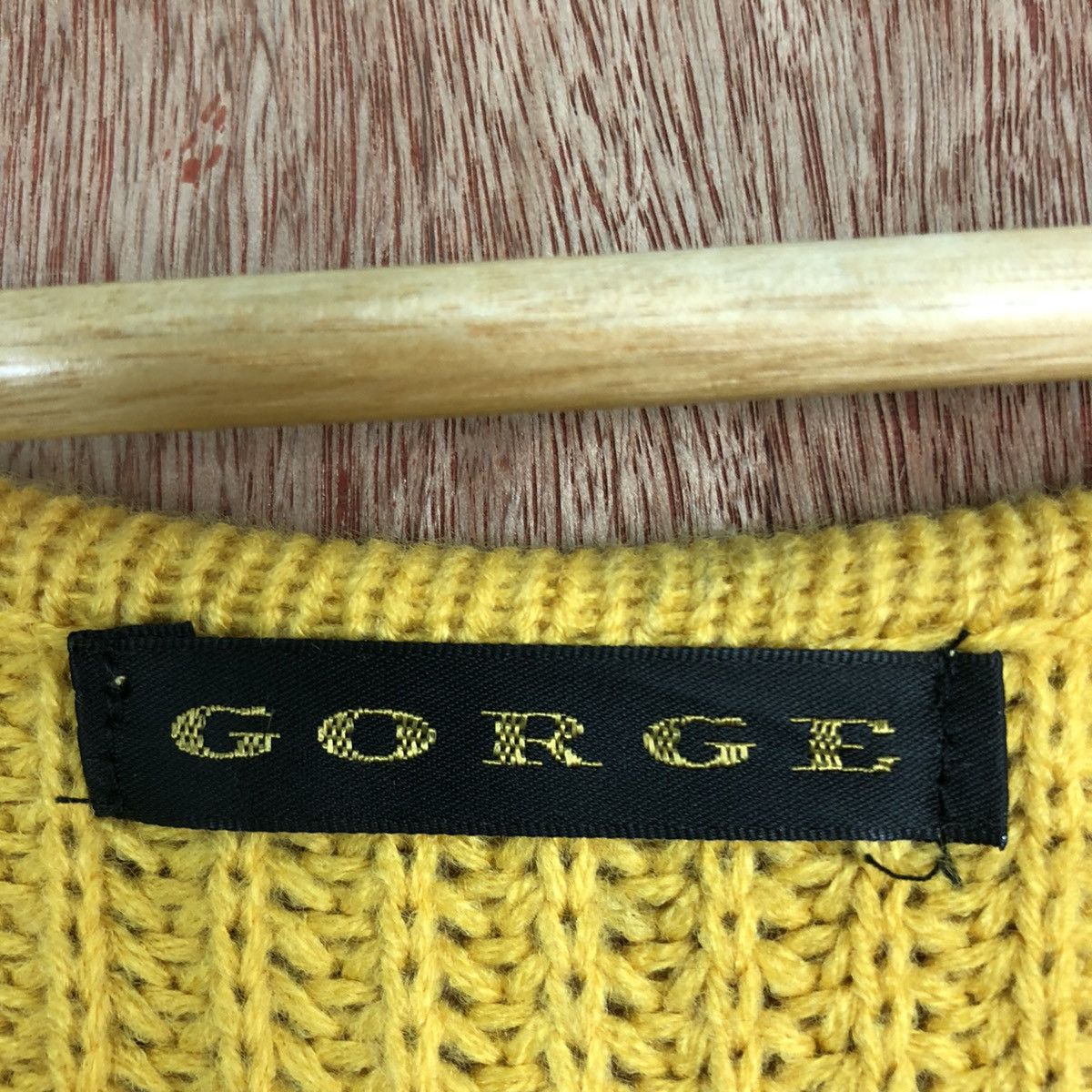 Homespun Knitwear Gorge Yellow fur mohair Shag Shaggy Knitwear #6008 Size US M / EU 48-50 / 2 - 8 Thumbnail