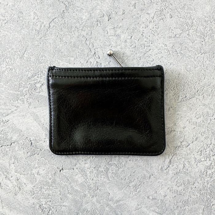 Vintage CHROME HEARTS LEATHER ZIPPER CHANGE PURSE 3 X 4 COIN WALLET ...