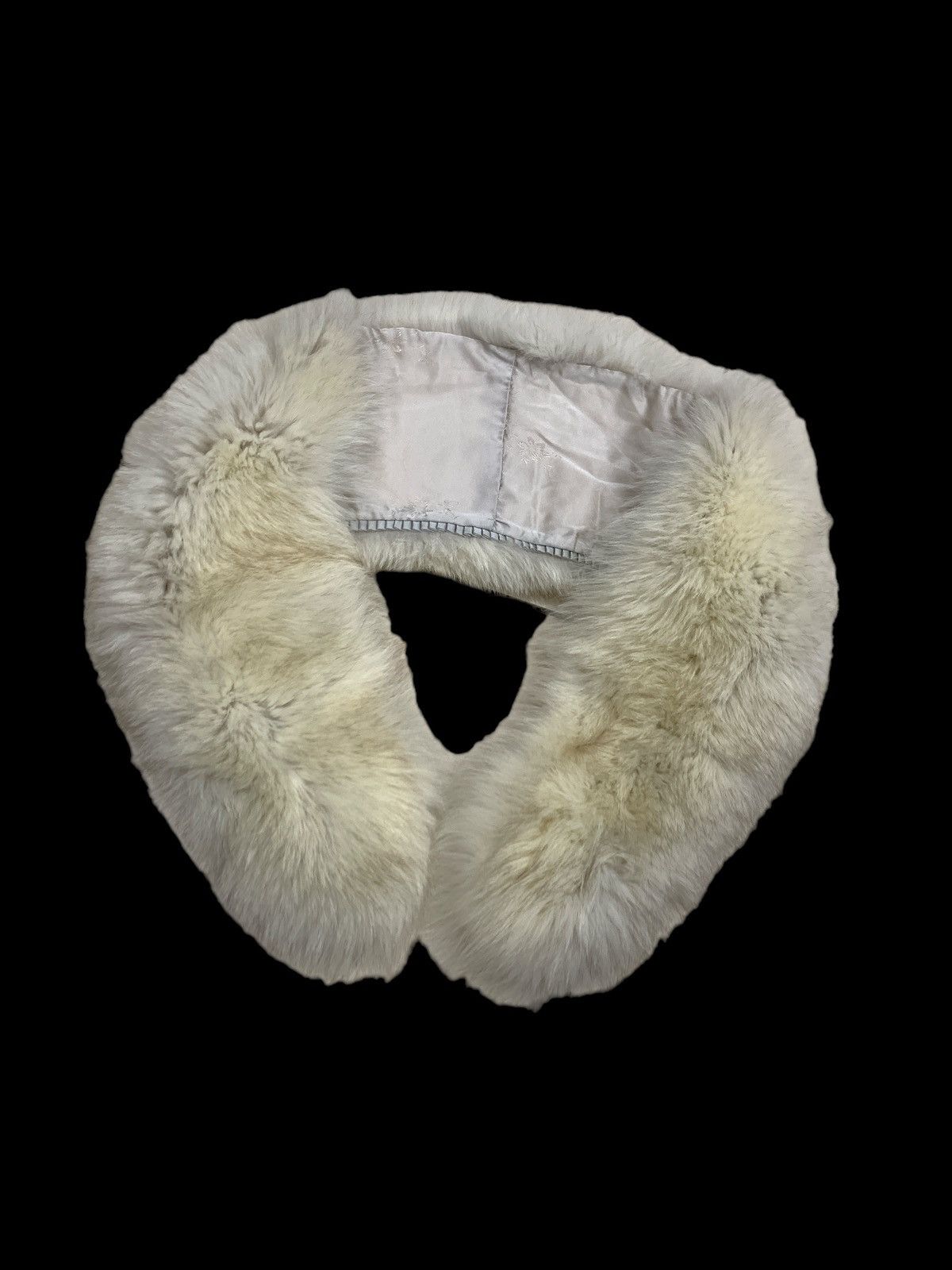 Sagafurs × Vintage VINTAGE SAGA FOX WHITE & GREY FLUFFY FOX FUR SCARF NECK WRAP Size ONE SIZE - 1 Thumbnail