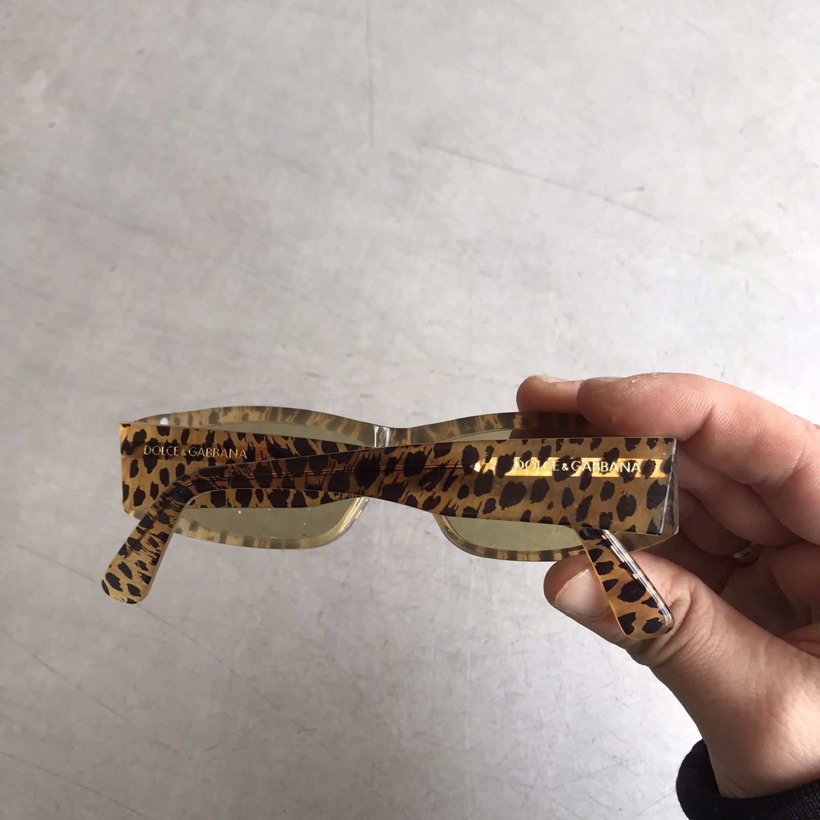 Dolce & Gabbana Vintage Dolce & Gabbana Oval Y2k Sunglasses Leopard Size ONE SIZE - 2 Thumbnail