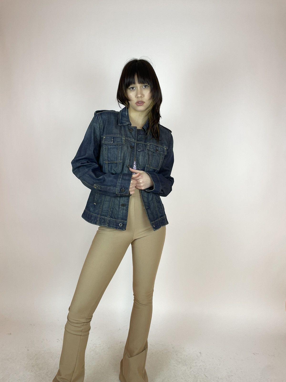 Vintage Polo Jeans Co. Womens denim jacket size L Size L / US 10 / IT 46 - 6 Thumbnail