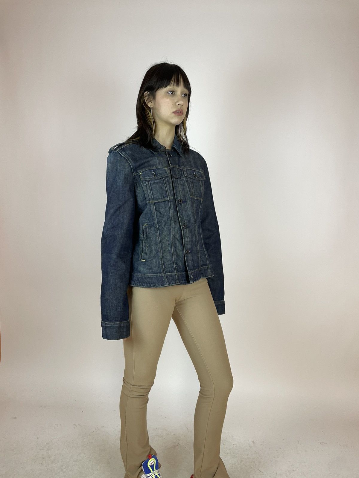 Vintage Polo Jeans Co. Womens denim jacket size L Size L / US 10 / IT 46 - 5 Thumbnail