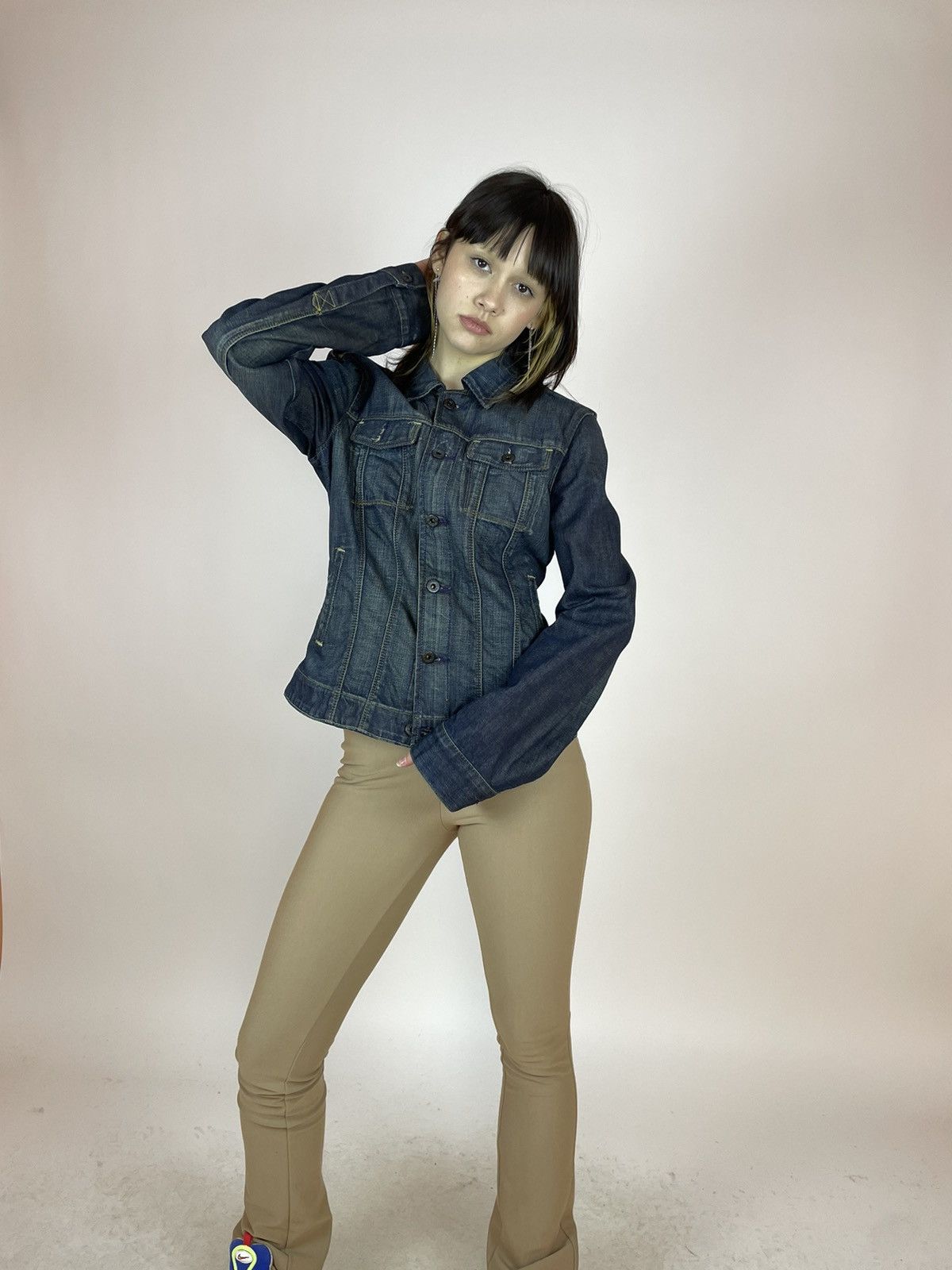 Vintage Polo Jeans Co. Womens denim jacket size L Size L / US 10 / IT 46 - 3 Thumbnail