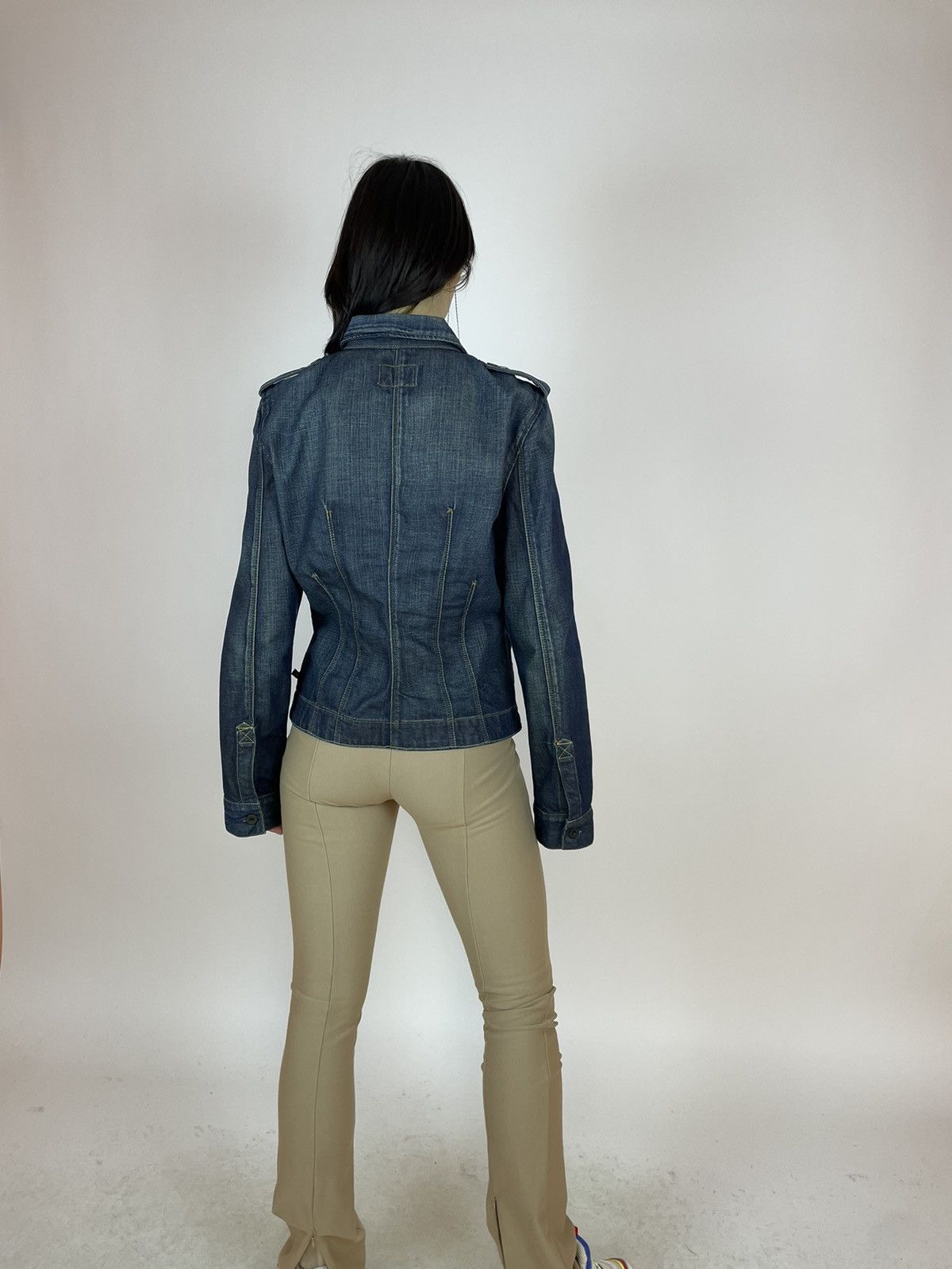 Vintage Polo Jeans Co. Womens denim jacket size L Size L / US 10 / IT 46 - 7 Thumbnail