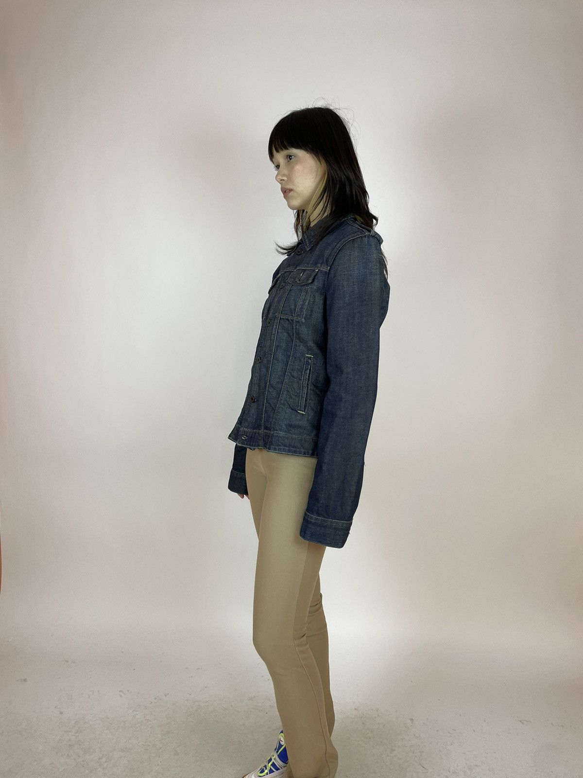 Vintage Polo Jeans Co. Womens denim jacket size L Size L / US 10 / IT 46 - 4 Thumbnail