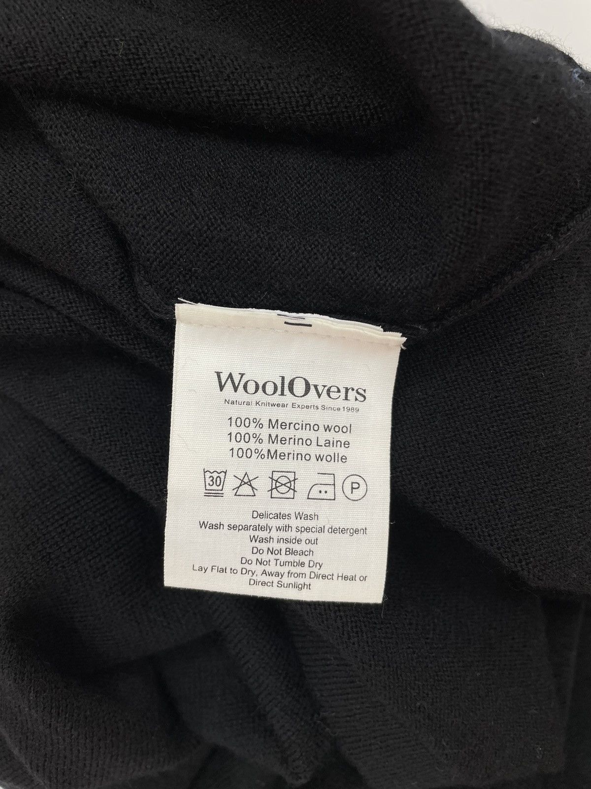 Other WoolOvers Merino Wool black sweater size M Size M / US 6-8 / IT 42-44 - 14 Thumbnail