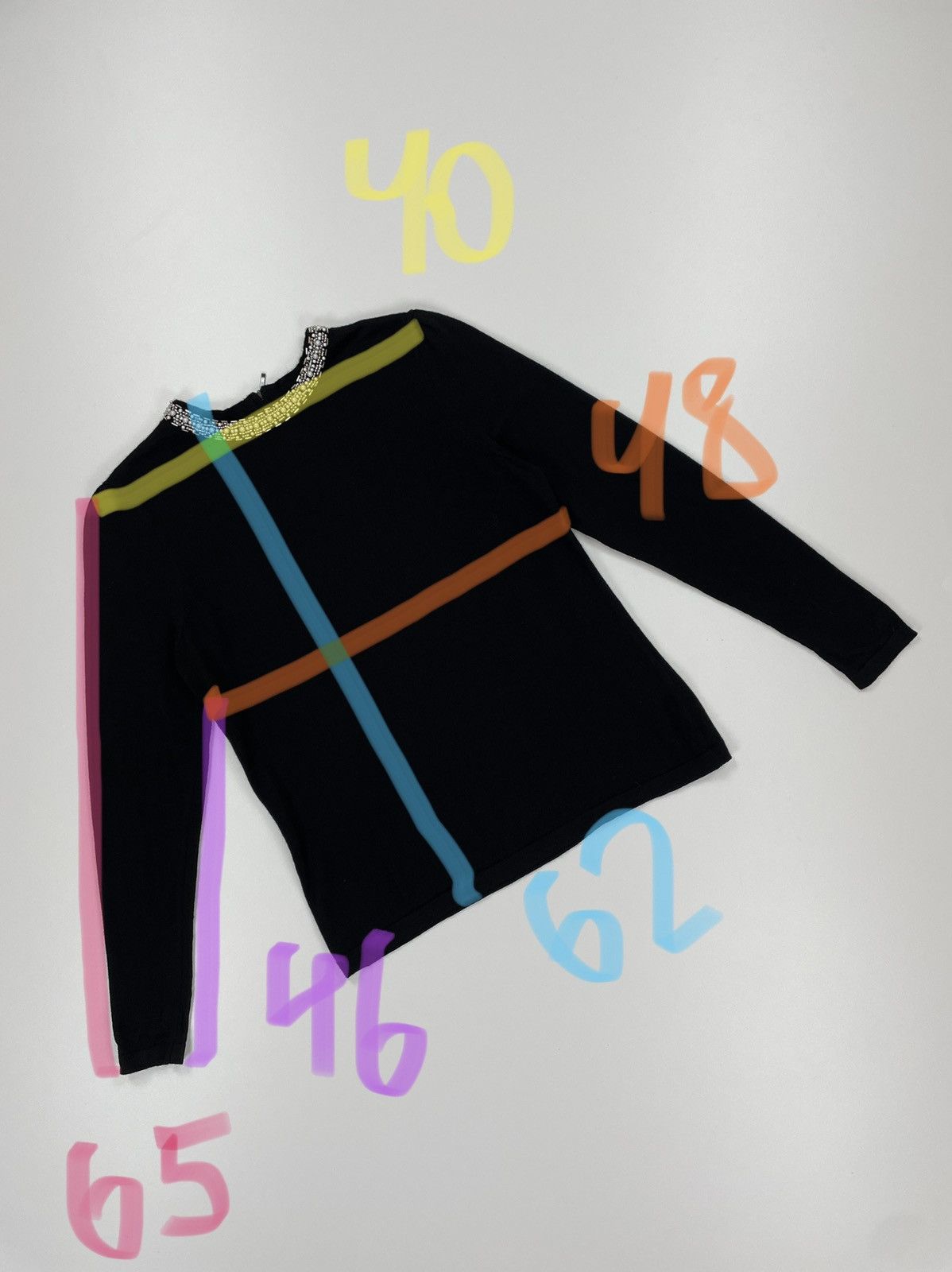 Other WoolOvers Merino Wool black sweater size M Size M / US 6-8 / IT 42-44 - 18 Thumbnail