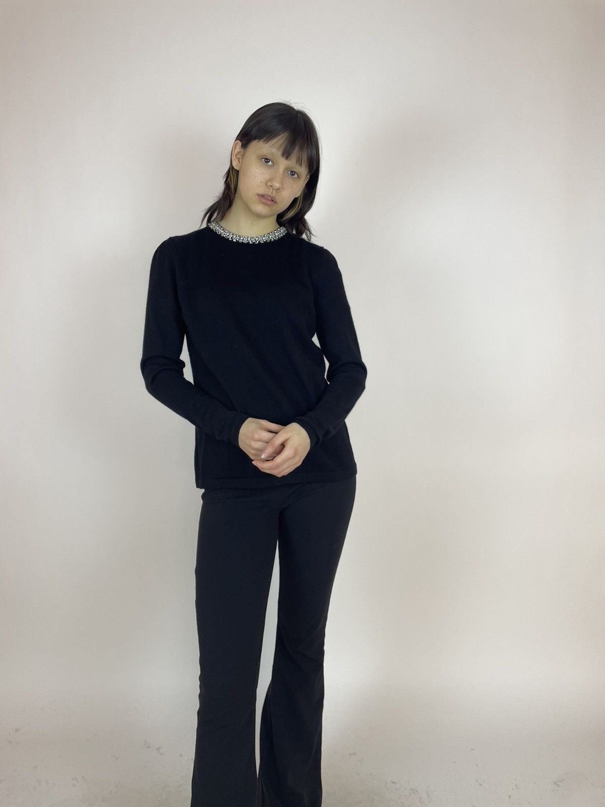 Other WoolOvers Merino Wool black sweater size M Size M / US 6-8 / IT 42-44 - 4 Thumbnail