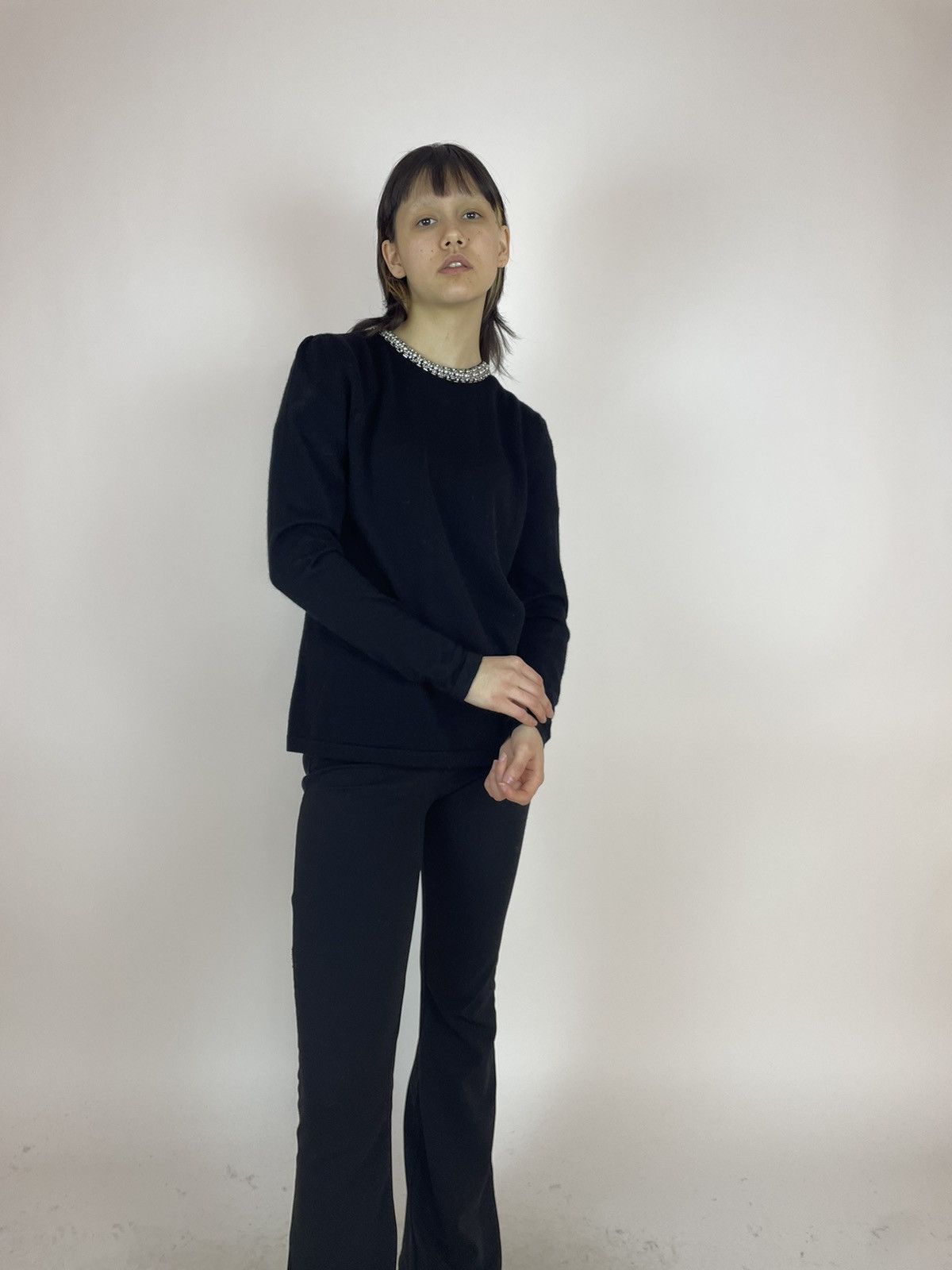 Other WoolOvers Merino Wool black sweater size M Size M / US 6-8 / IT 42-44 - 2 Thumbnail