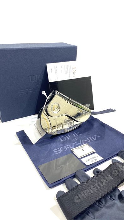 Dior x outlet sorayama saddle bag