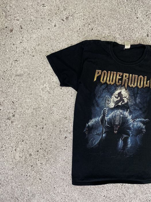 Vintage Vintage Powerwolf 2000’s rock band t-shirt | Grailed