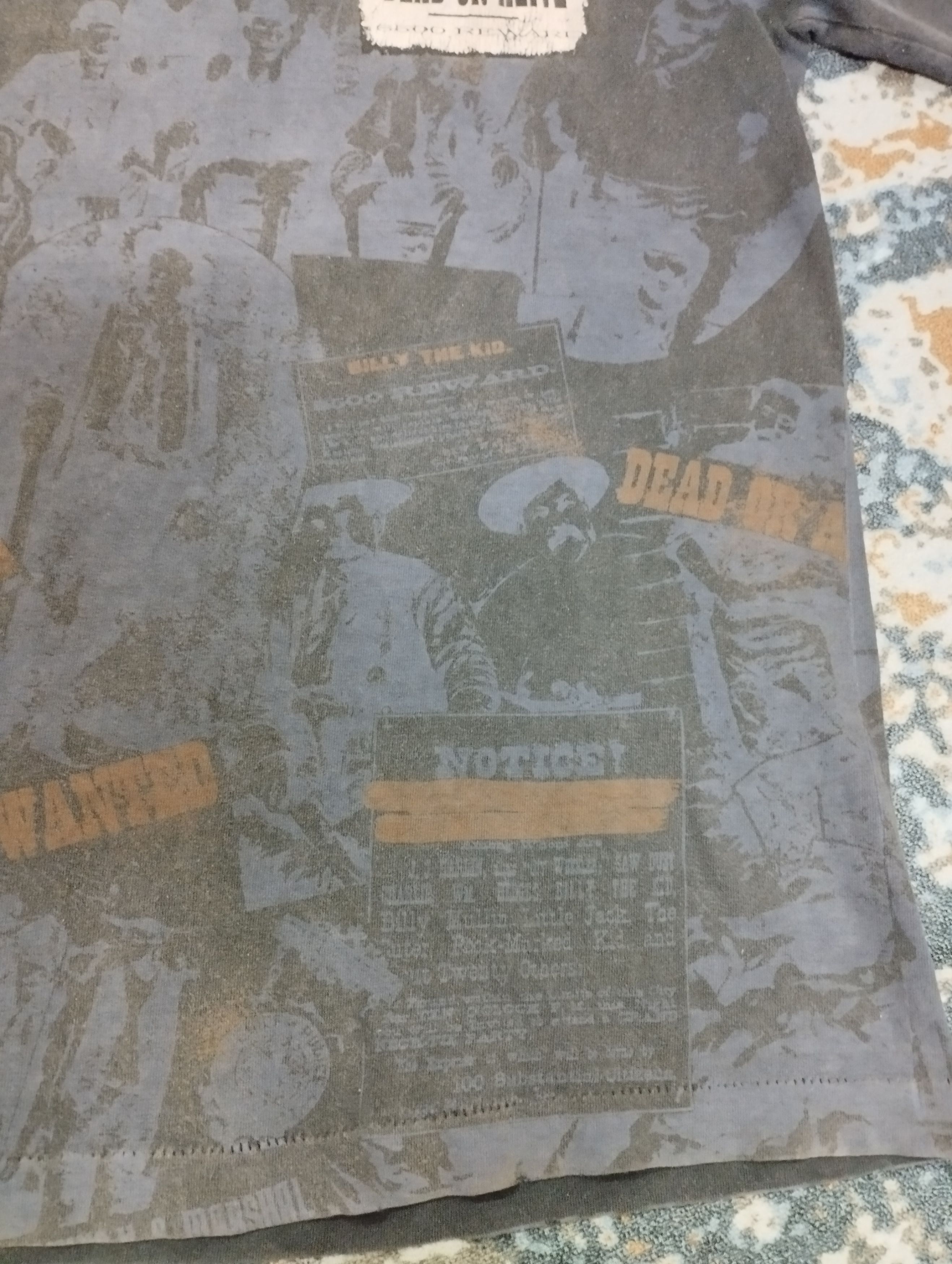 Vintage Vintage T Shirt Bounty Hunter Billy The Kid Daltons Brother Size US L / EU 52-54 / 3 - 11 Thumbnail