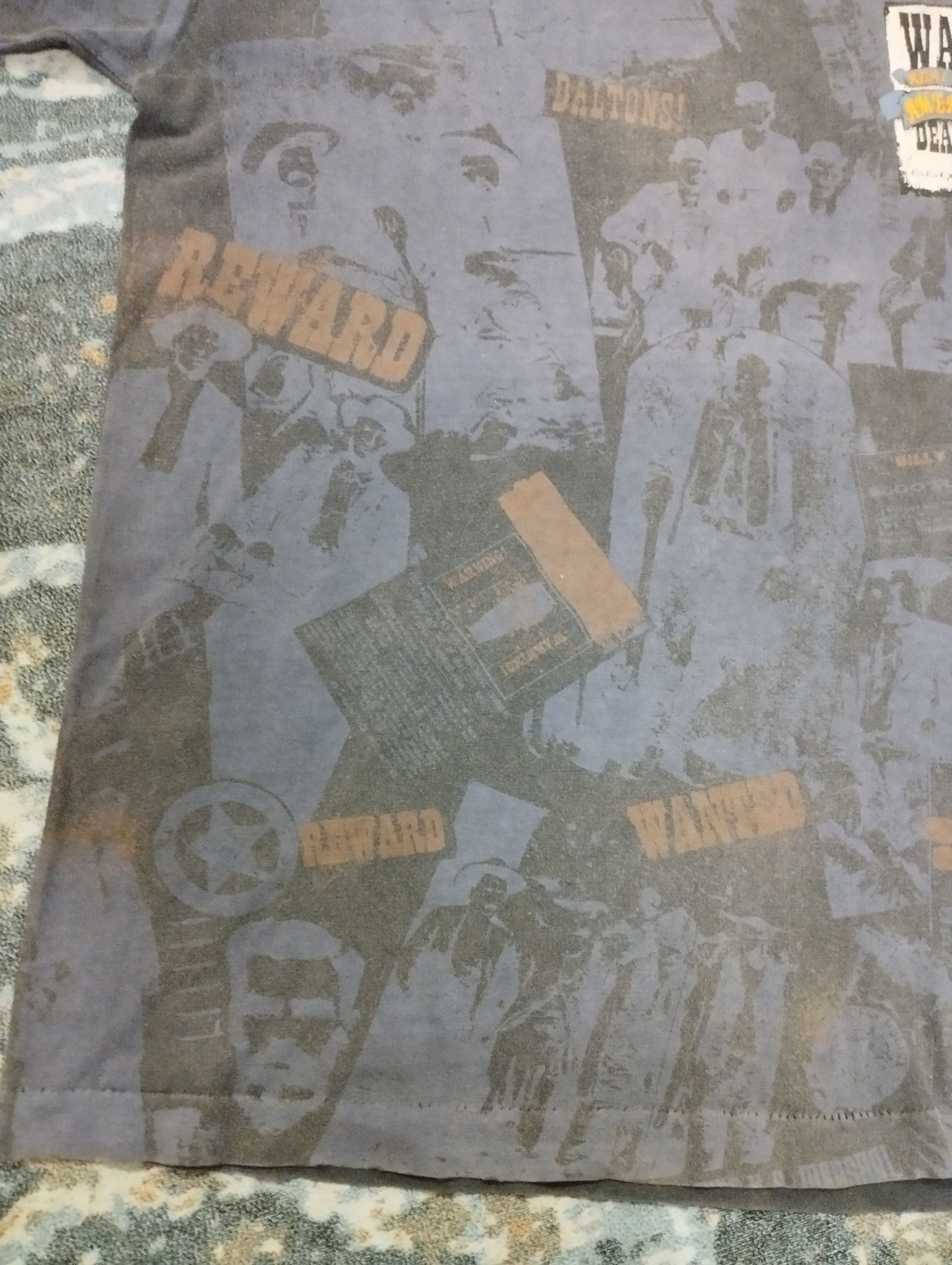 Vintage Vintage T Shirt Bounty Hunter Billy The Kid Daltons Brother Size US L / EU 52-54 / 3 - 10 Thumbnail
