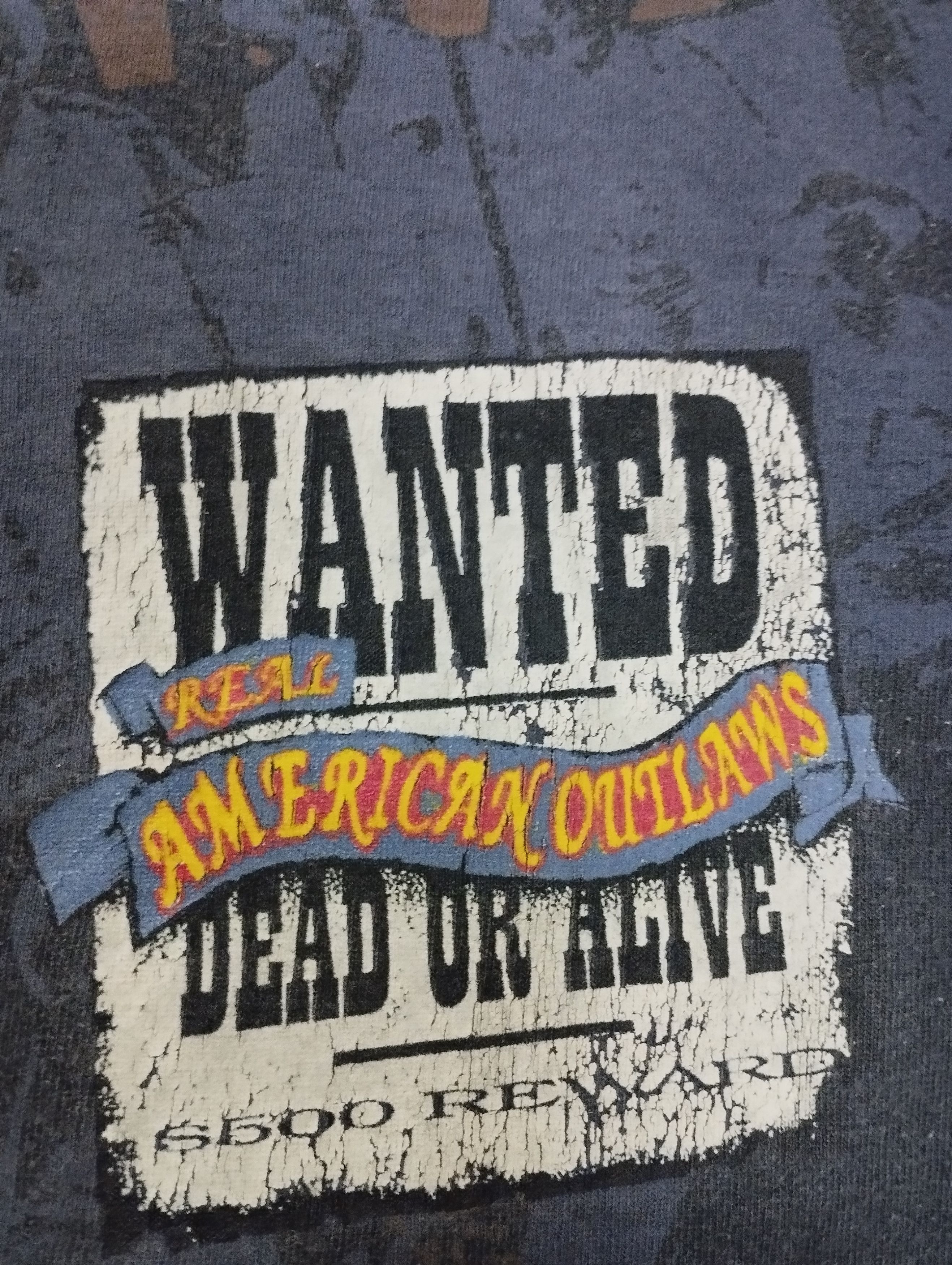 Vintage Vintage T Shirt Bounty Hunter Billy The Kid Daltons Brother Size US L / EU 52-54 / 3 - 7 Thumbnail