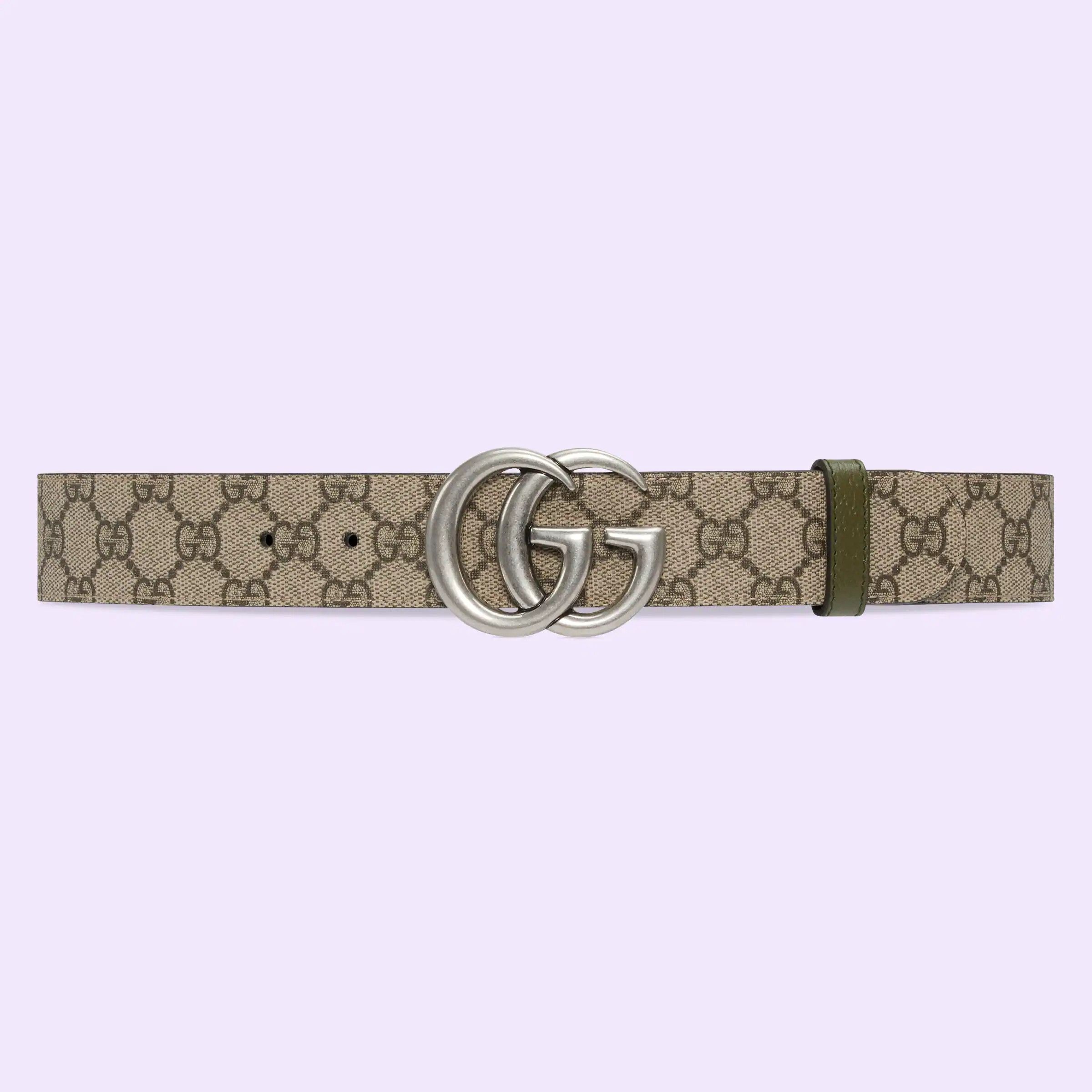 Gucci GUCCI BELT GG SUPREME MONOGRAM LEATHER 627055 KAAAD 9846 | Grailed