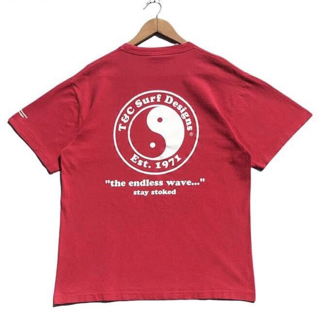 image of Surf Style T&c Surf Design in Red, Men's (Size XL)