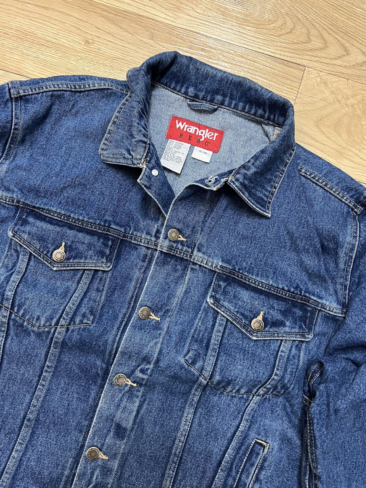 Vintage Vintage Wrangler Trucker Jeans Jacket Size US XL / EU 56 / 4 - 4 Thumbnail