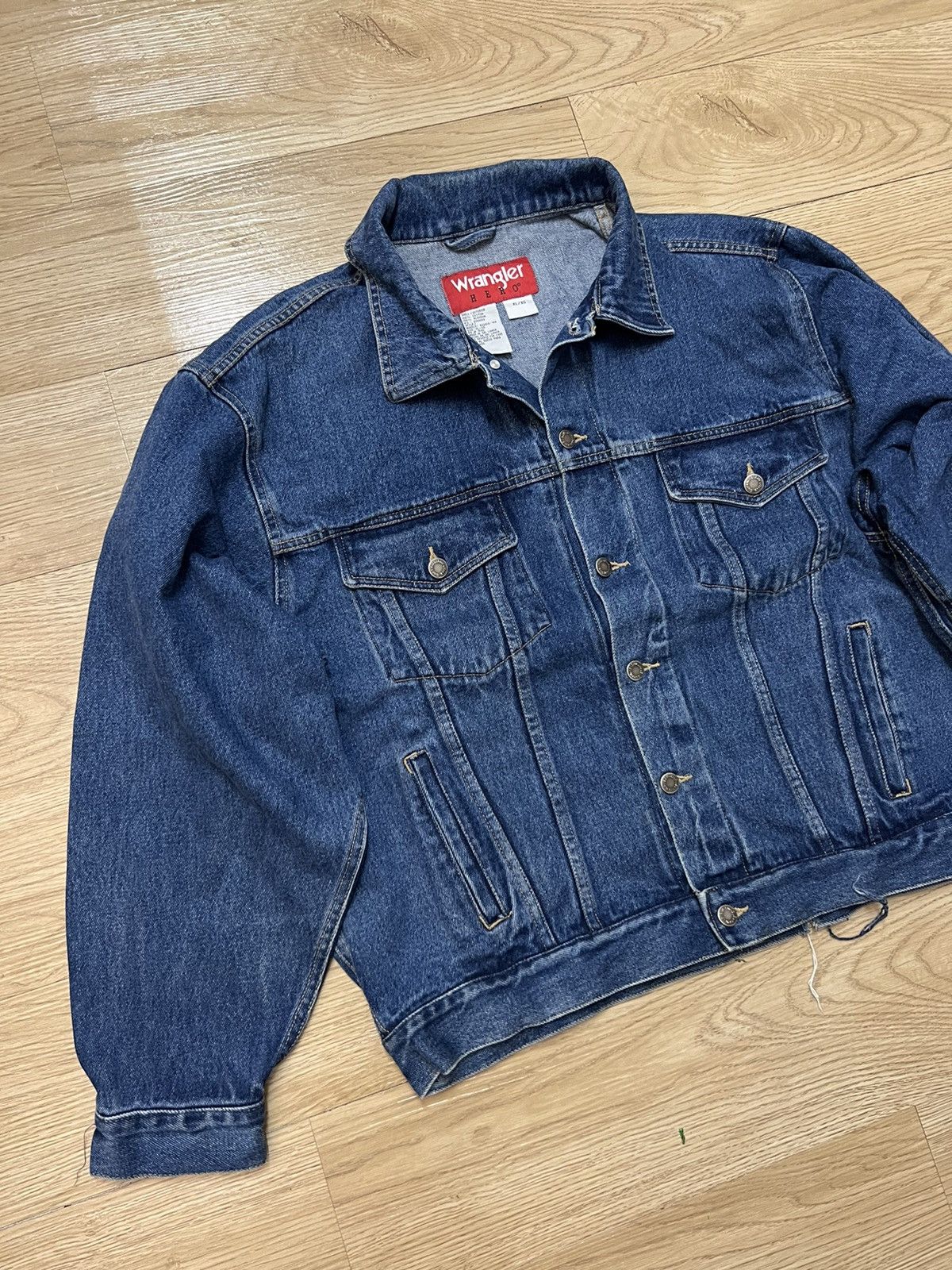 Vintage Vintage Wrangler Trucker Jeans Jacket Size US XL / EU 56 / 4 - 2 Thumbnail