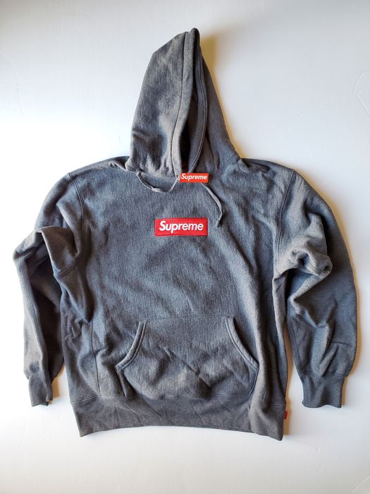 Supreme Supreme Box Logo Hooded Sweatshirt (FW21) Charcoal 