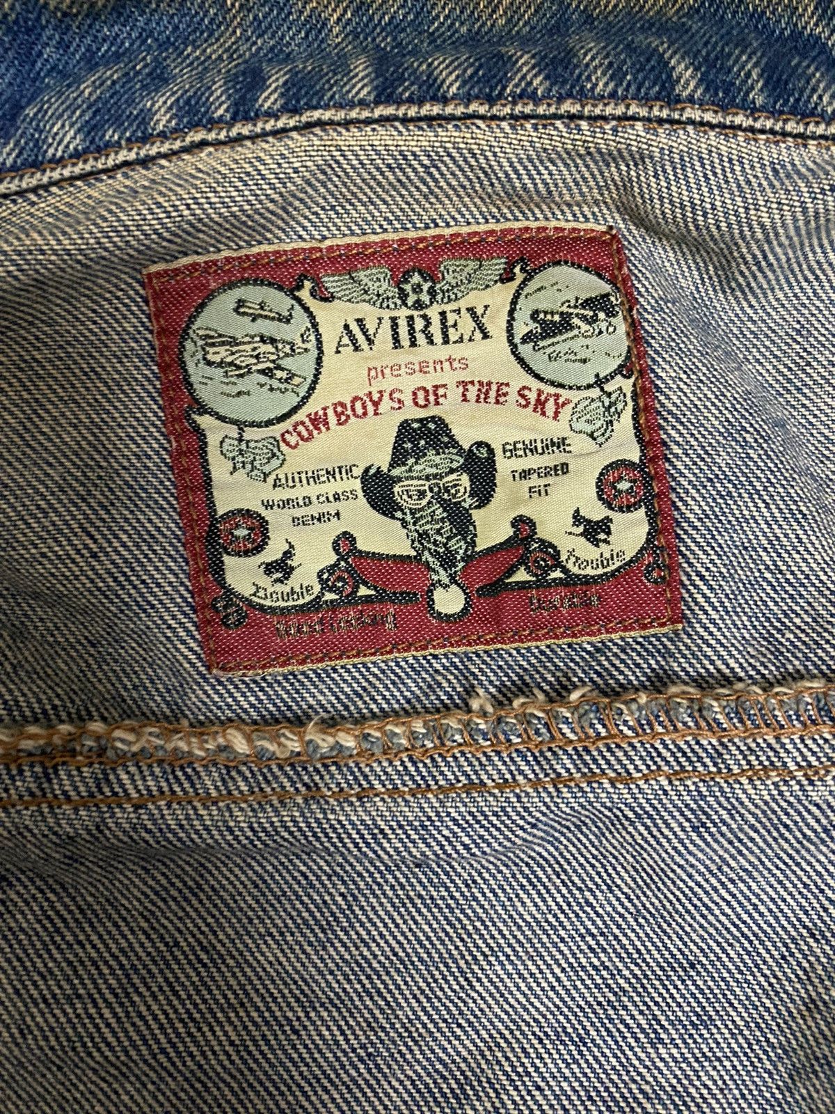 Avirex × Vintage ❗️Vintage Avirex Denim Distressed Workwear Jacket❗️ Size US M / EU 48-50 / 2 - 12 Thumbnail