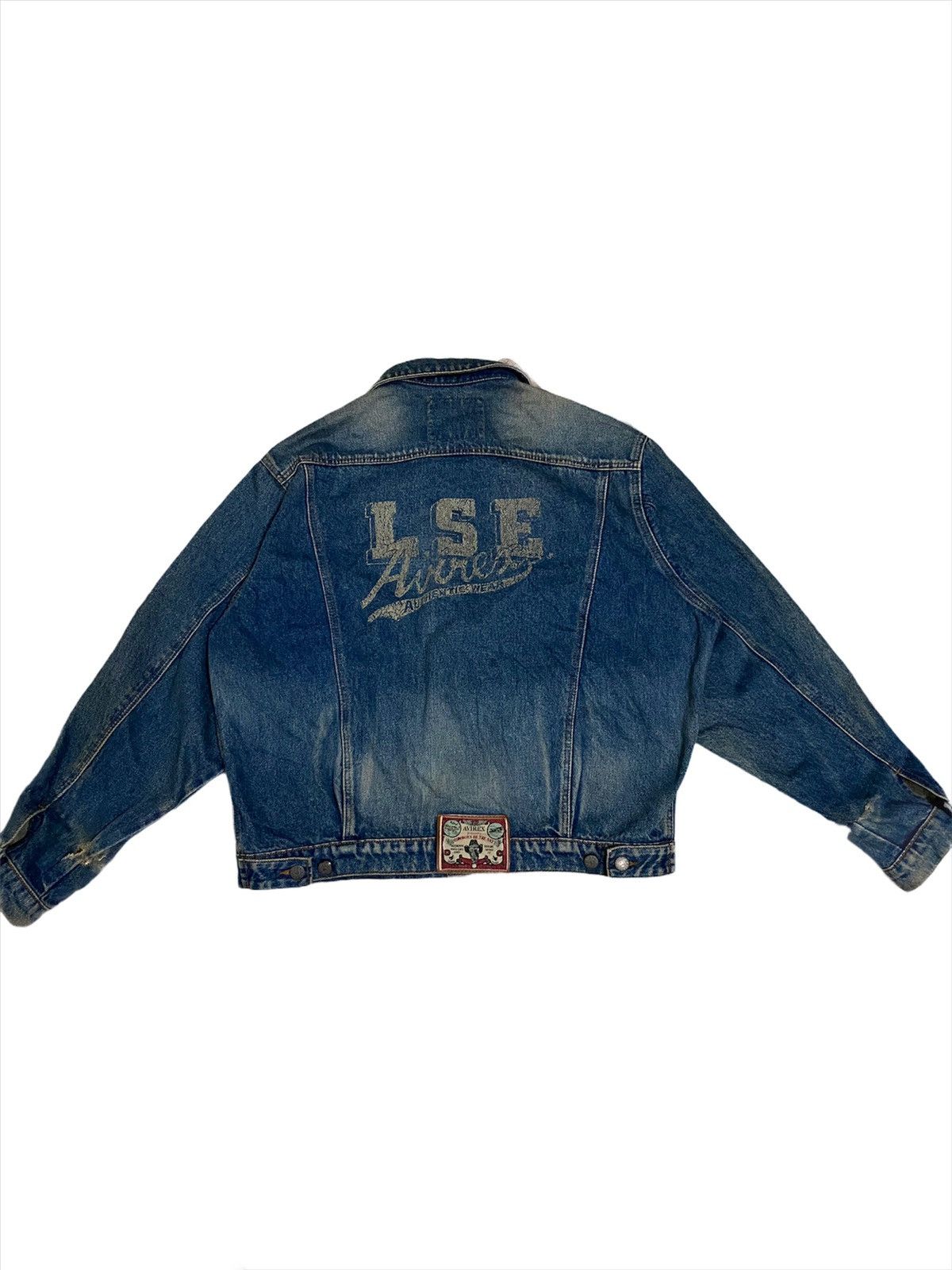 Avirex × Vintage ❗️Vintage Avirex Denim Distressed Workwear Jacket❗️ Size US M / EU 48-50 / 2 - 3 Thumbnail
