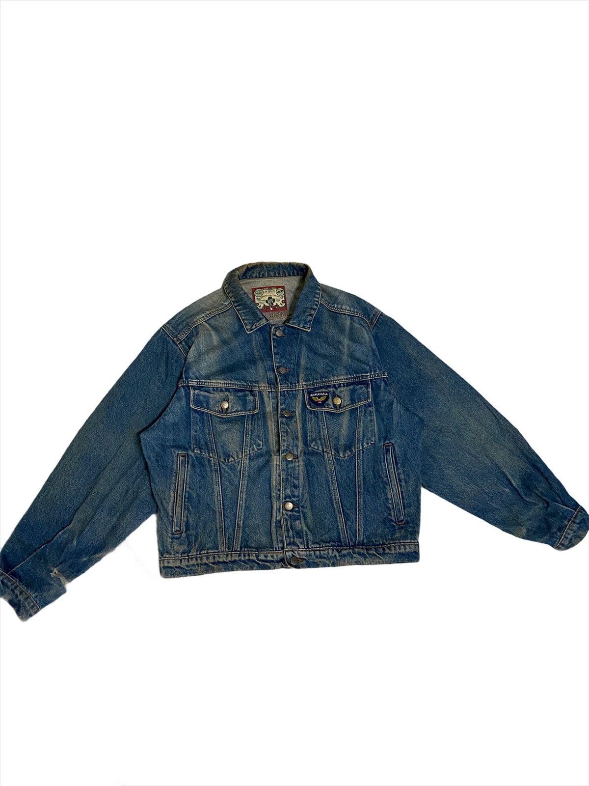 Avirex × Vintage ❗️Vintage Avirex Denim Distressed Workwear Jacket❗️ Size US M / EU 48-50 / 2 - 1 Thumbnail