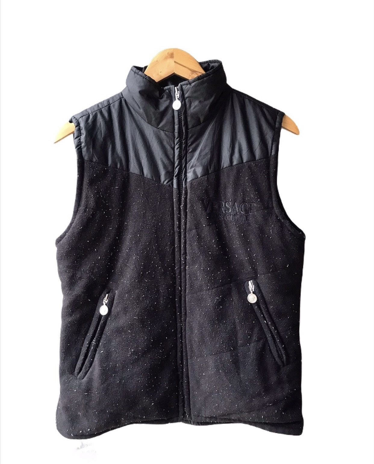Versace Jeans Couture ❗️Vintage Versace Jeans Couture Embroidered Big Logo Vest❗️ Size US M / EU 48-50 / 2 - 1 Thumbnail