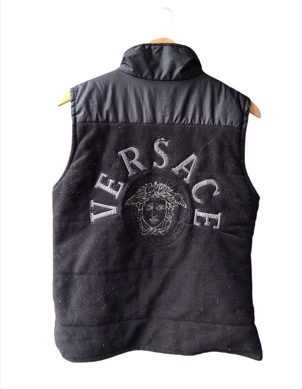 Versace Jeans Couture ❗️Vintage Versace Jeans Couture Embroidered Big Logo Vest❗️ Size US M / EU 48-50 / 2 - 2 Thumbnail