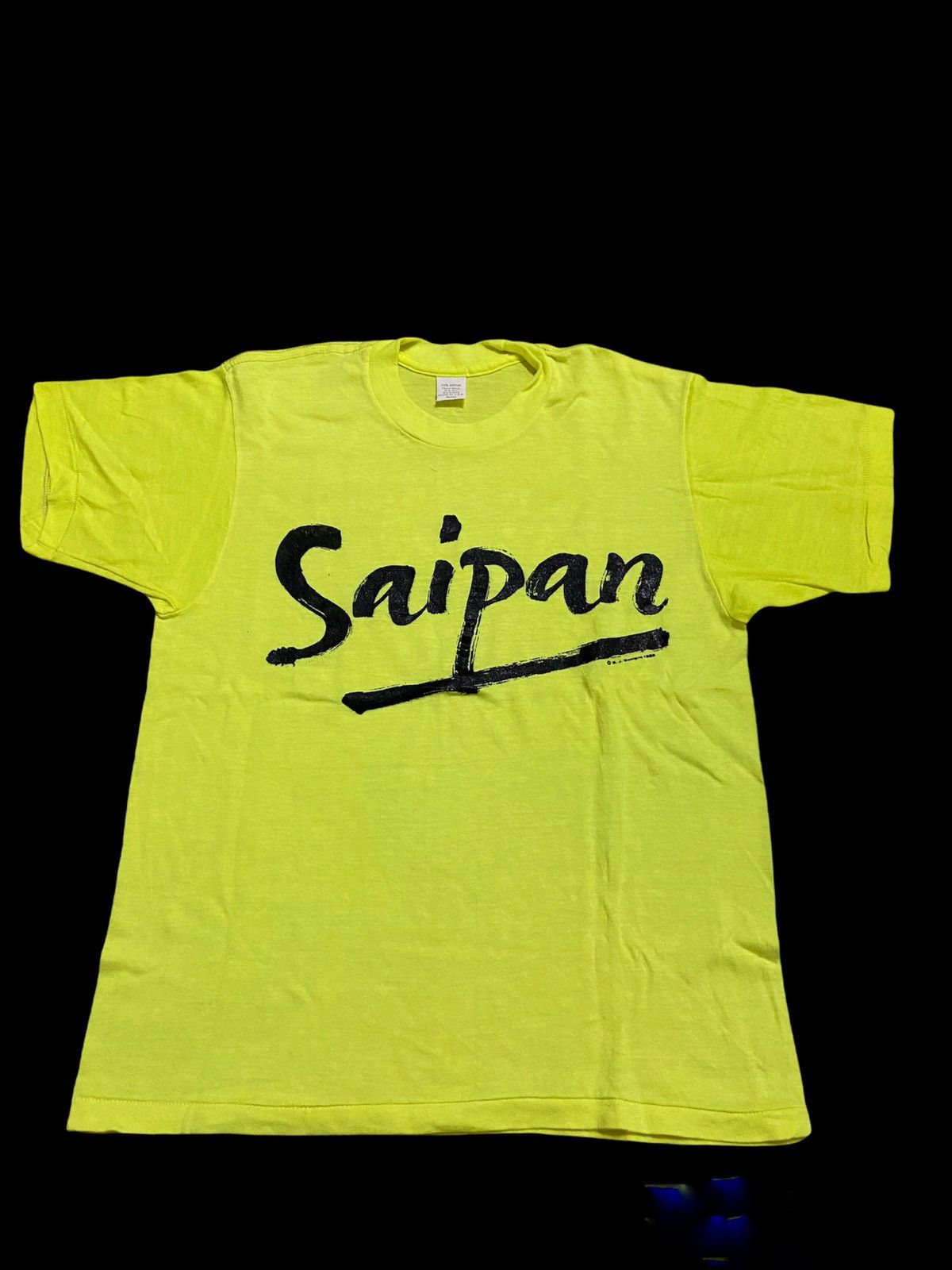 Vintage Vintage 80's Saipan Tee Made In Usa Size US XS / EU 42 / 0 - 1 Thumbnail