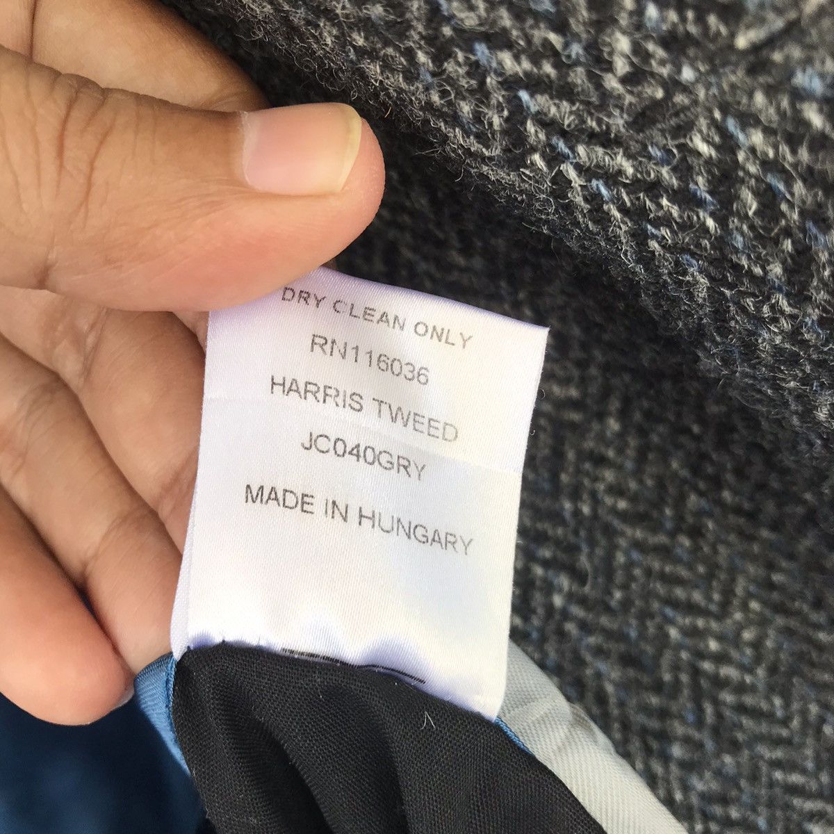 Charles Tyrwhitt × Harris Tweed Harris Tweed Charles Tyrwhitt Double Breast Coat Size US M / EU 48-50 / 2 - 16 Thumbnail