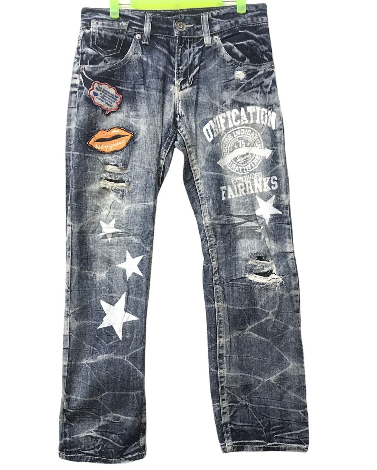Beauty Beast × Japanese Brand Japan Distressed Denim Size US 33 - 1 Thumbnail