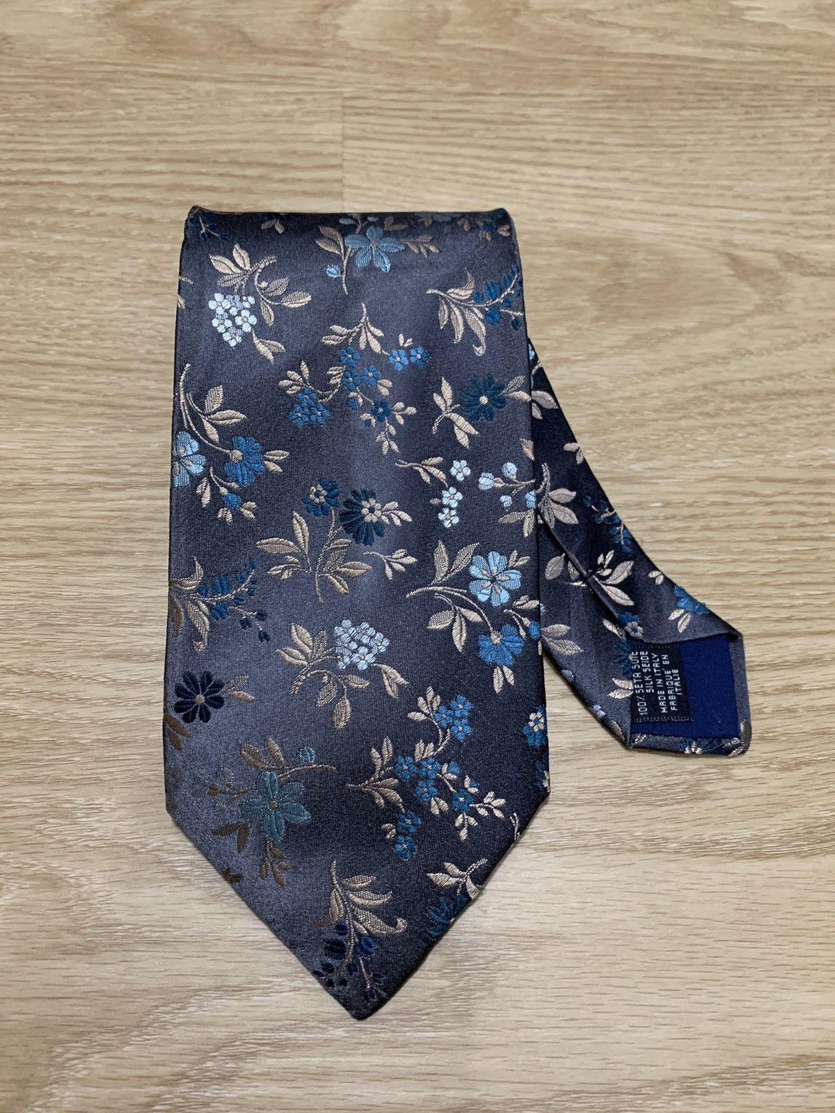 Kenzo Kenzo Floral Tie Size ONE SIZE - 1 Thumbnail