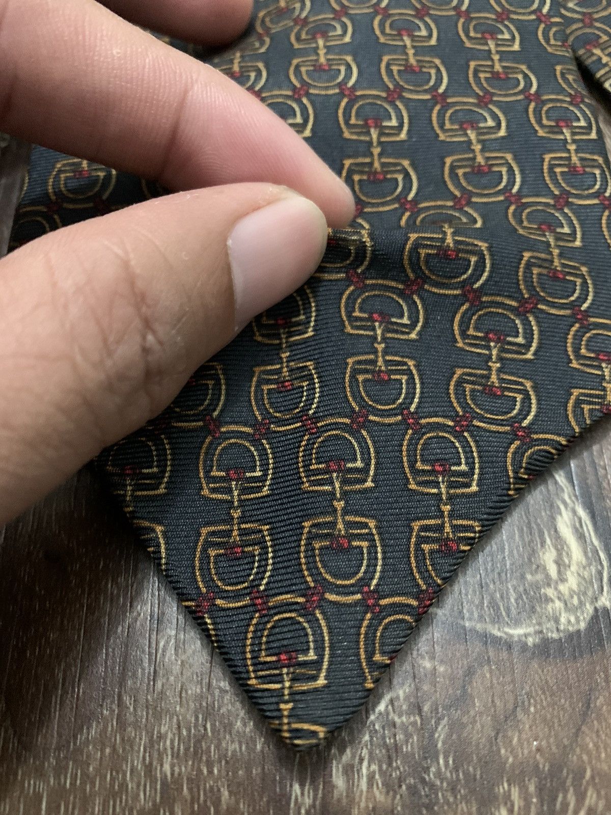 Celine Celine Stirrup Printed Design Tie Size ONE SIZE - 2 Thumbnail