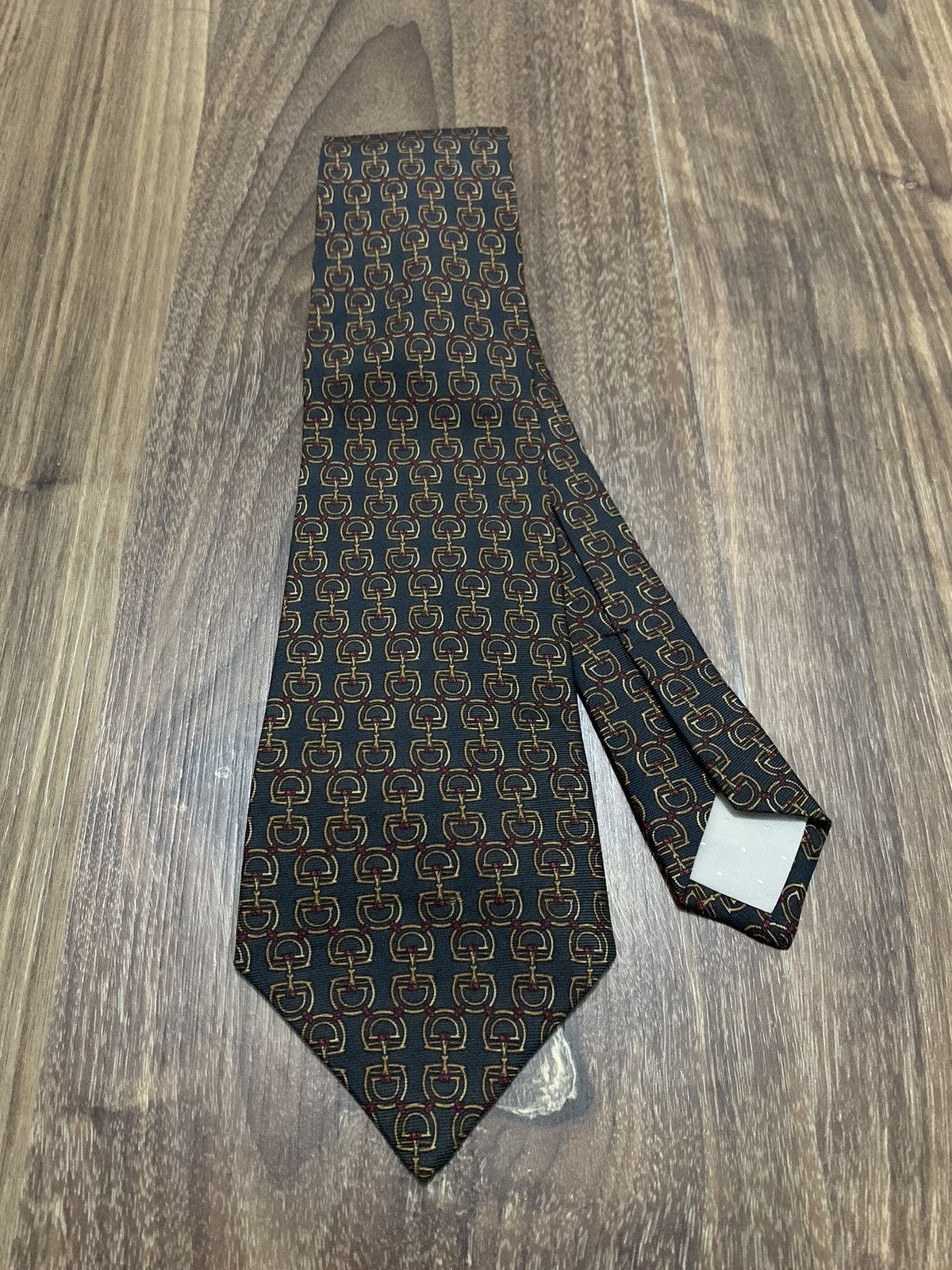 Celine Celine Stirrup Printed Design Tie Size ONE SIZE - 4 Thumbnail