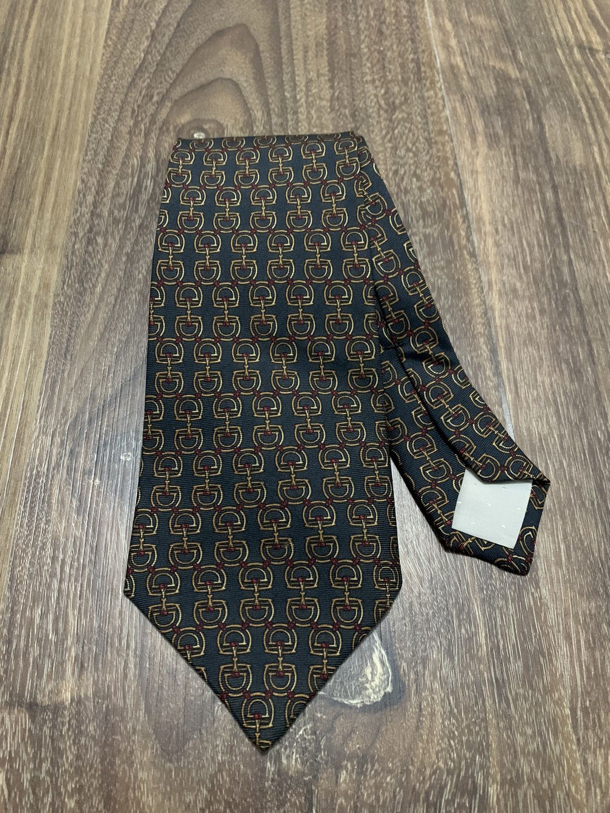 Celine Celine Stirrup Printed Design Tie Size ONE SIZE - 1 Thumbnail