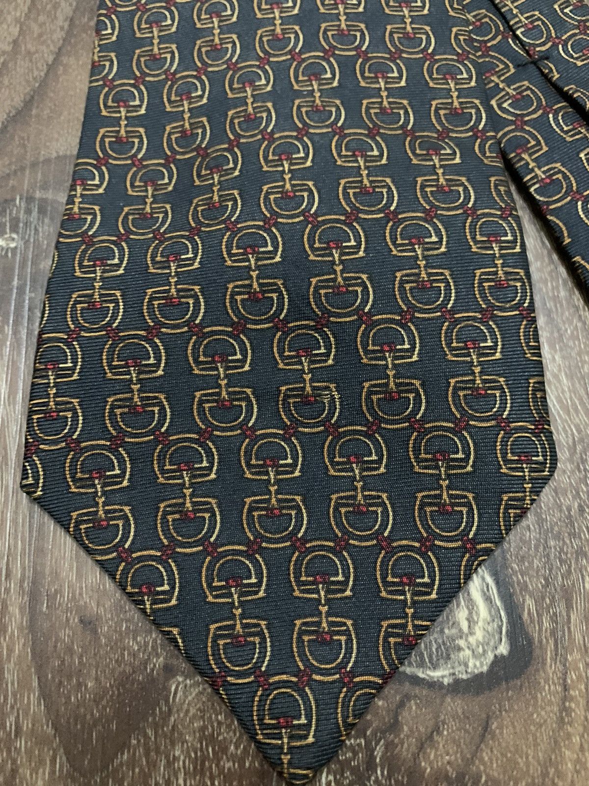 Celine Celine Stirrup Printed Design Tie Size ONE SIZE - 3 Thumbnail
