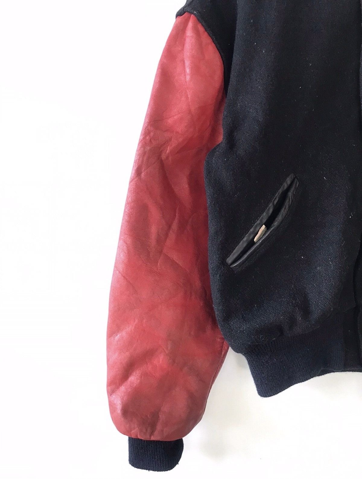 Vintage Vintage 80’ American Baseball Wool Leather Varsity Jacket Size US M / EU 48-50 / 2 - 4 Thumbnail