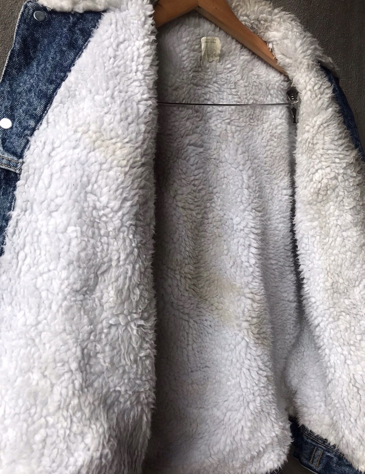 Lee × Vintage ❗️Vintage 80's Lee Riders Sherpa Denim Jacket❗️ Size US L / EU 52-54 / 3 - 4 Thumbnail