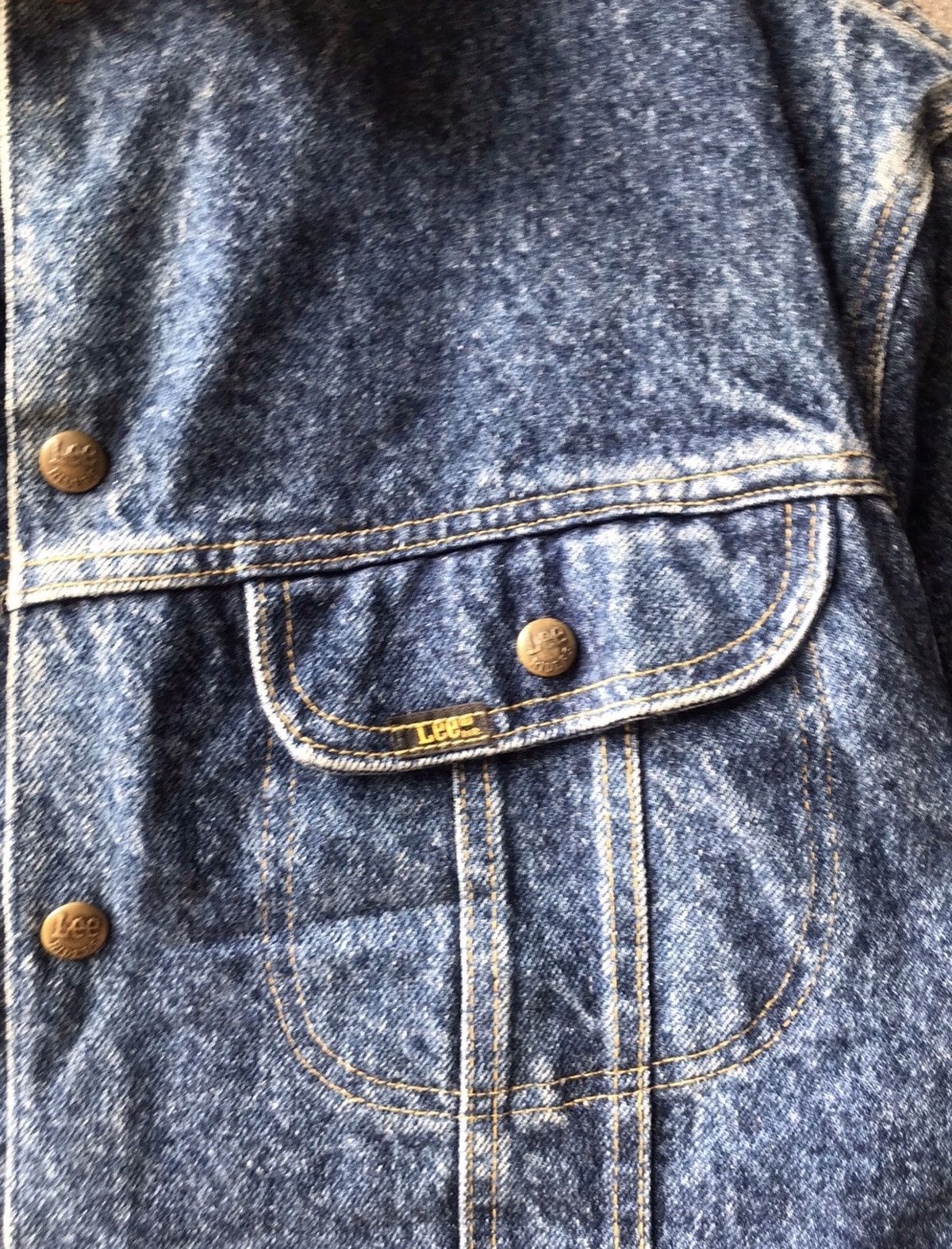 Lee × Vintage ❗️Vintage 80's Lee Riders Sherpa Denim Jacket❗️ Size US L / EU 52-54 / 3 - 8 Thumbnail
