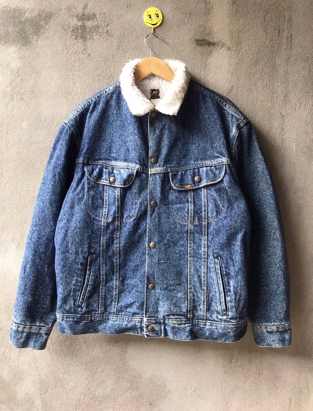 Lee × Vintage ❗️Vintage 80's Lee Riders Sherpa Denim Jacket❗️ Size US L / EU 52-54 / 3 - 1 Thumbnail