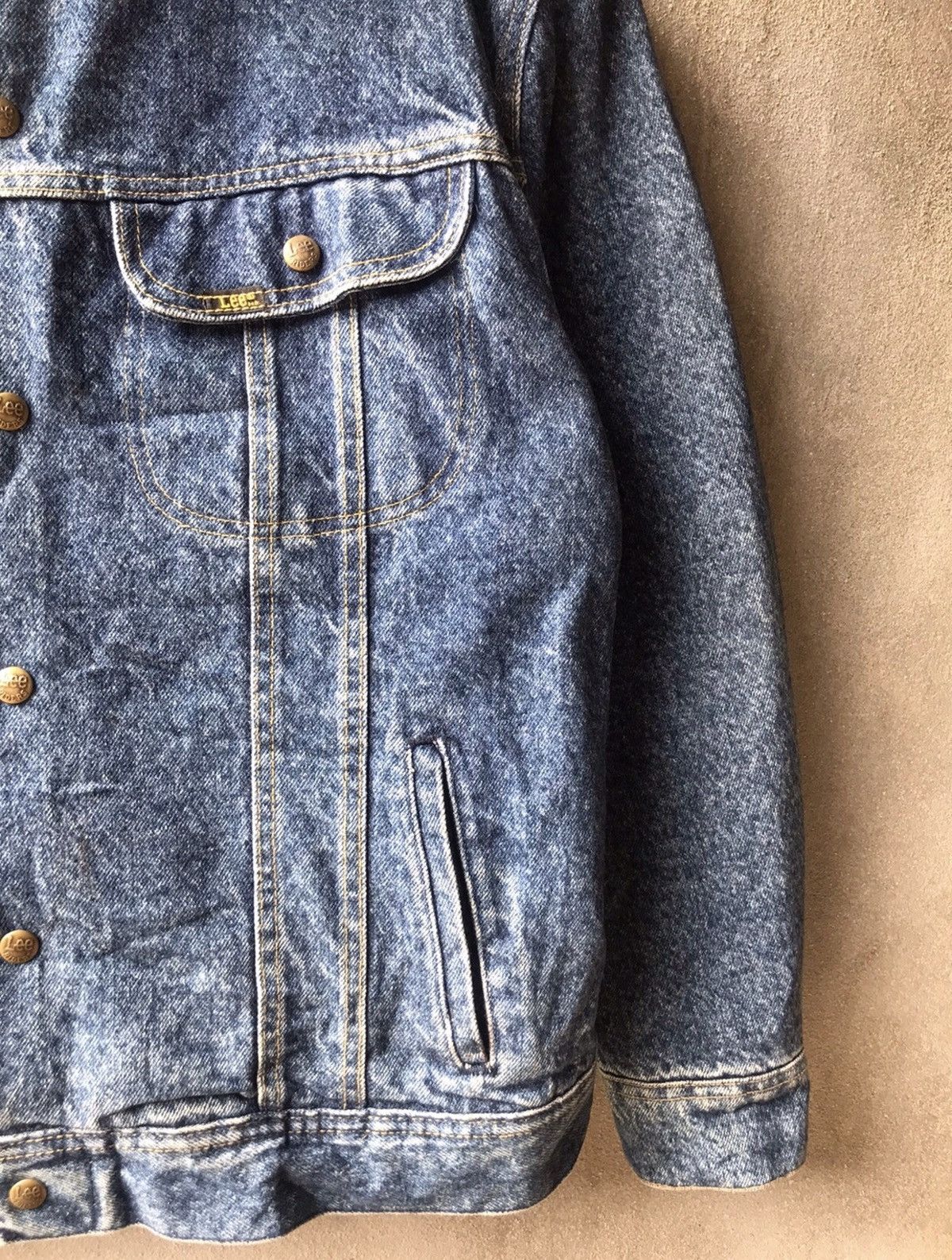 Lee × Vintage ❗️Vintage 80's Lee Riders Sherpa Denim Jacket❗️ Size US L / EU 52-54 / 3 - 7 Thumbnail