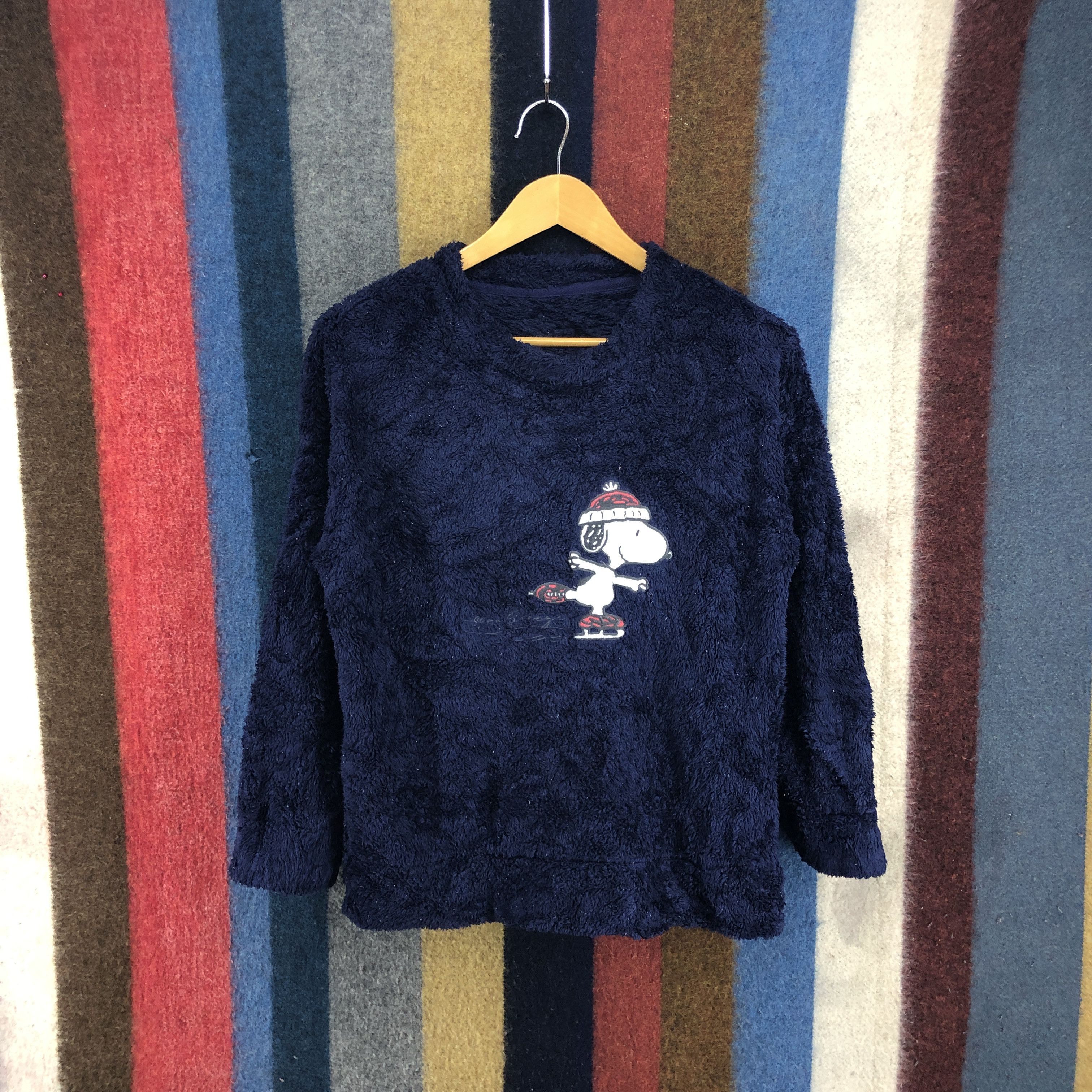 GU PEANUTS SNOOPY x GU Women Fur Fleece #0159/H Size S / US 4 / IT 40 - 1 Thumbnail