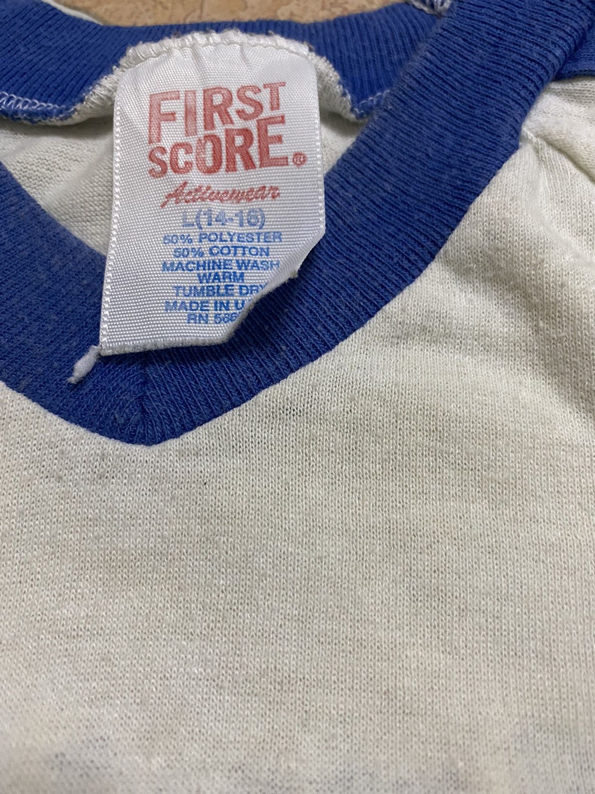 Vintage Vintage 80's Ringer Tee Size US XS / EU 42 / 0 - 4 Thumbnail