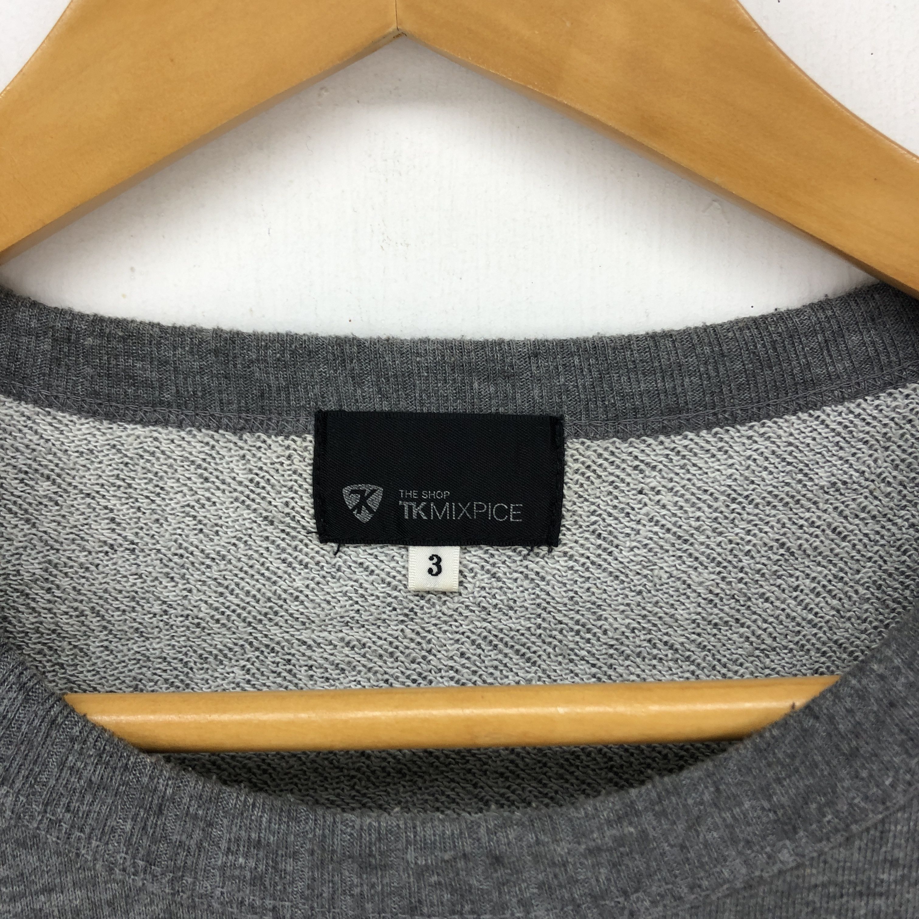 Japanese Brand TKMIXPICE Crew Neck Sweatshirt #1460-53 Size US S / EU 44-46 / 1 - 4 Thumbnail