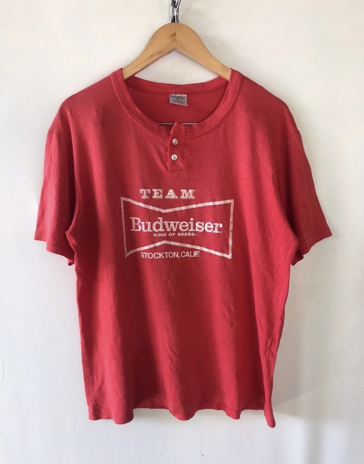 Budweiser × Vintage ❗️Vintage Budweiser 80's Tee❗️ Size US M / EU 48-50 / 2 - 1 Thumbnail