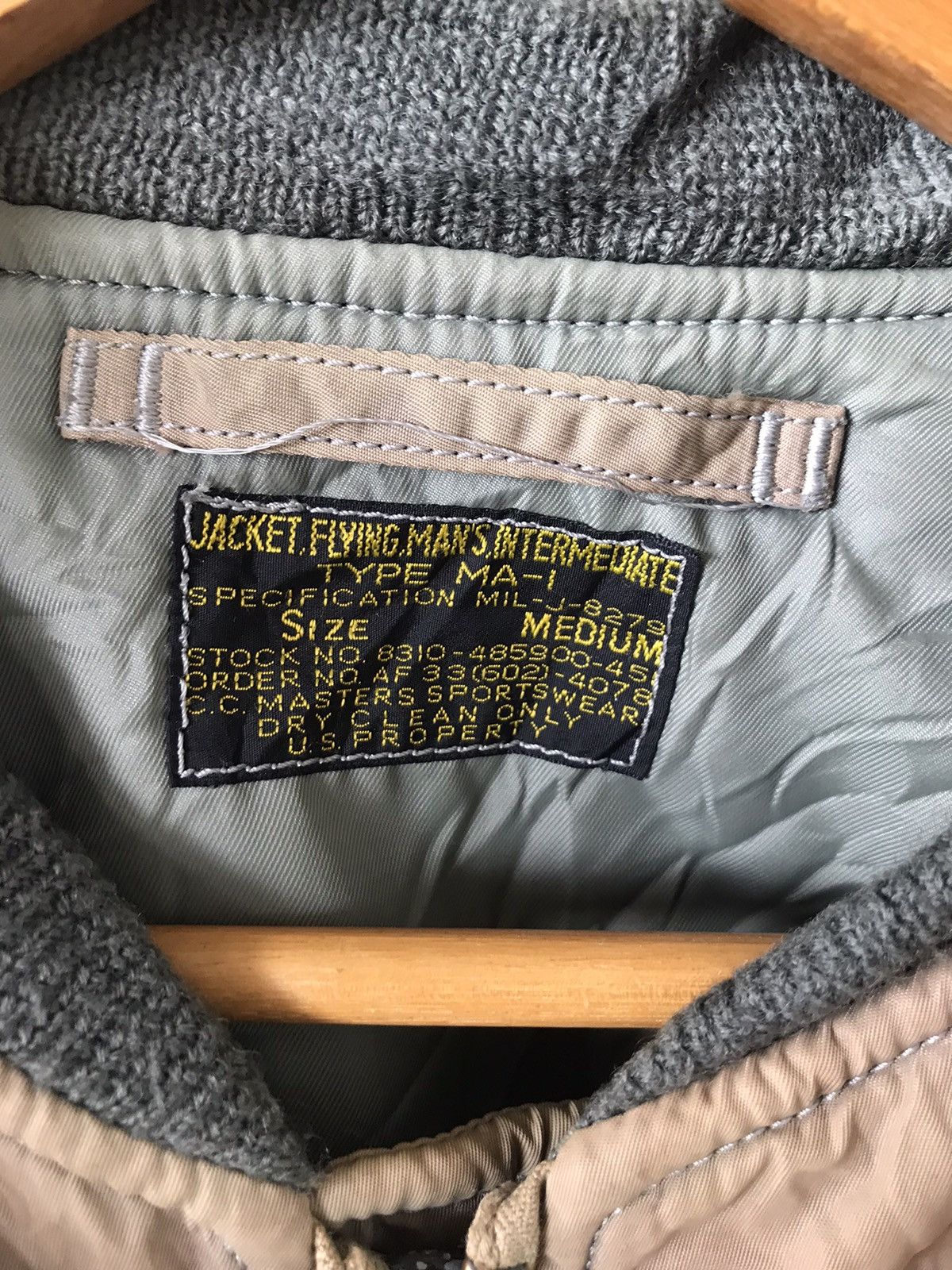 Other MA1 Bomber Flight Jacket Faded Size US M / EU 48-50 / 2 - 7 Thumbnail