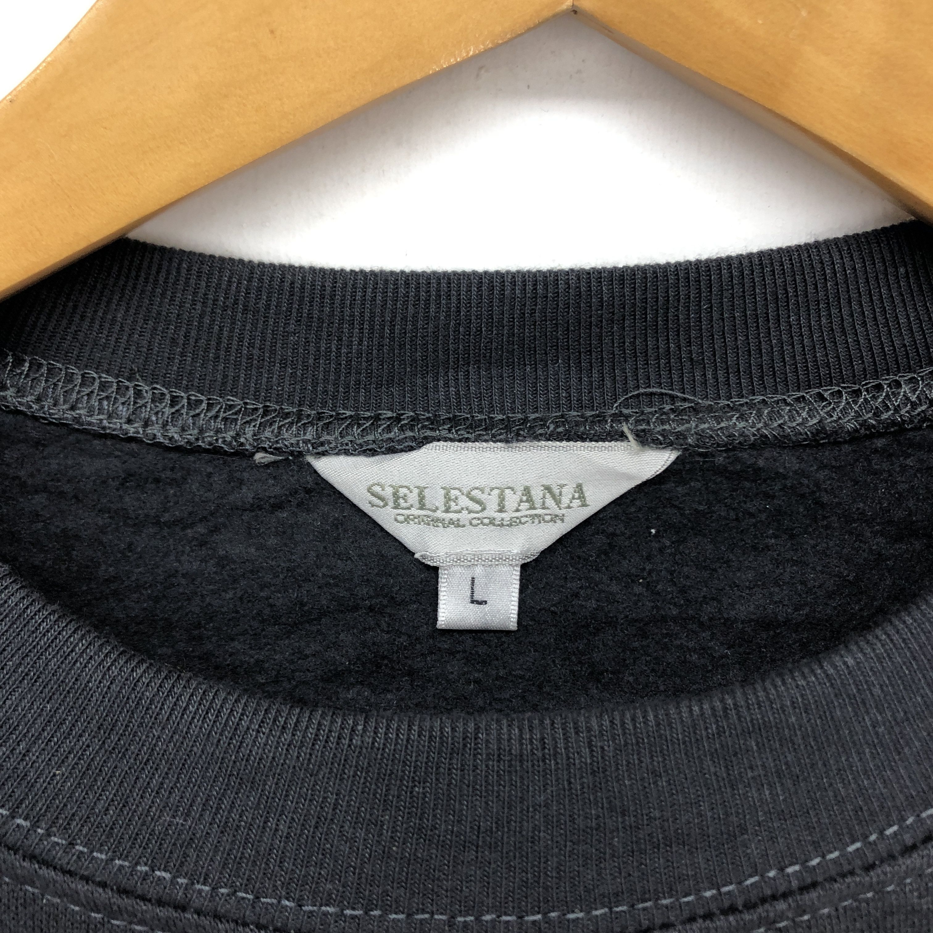 Japanese Brand SELESTANA Crew Neck Sweatshirt #1360-48 Size US M / EU 48-50 / 2 - 3 Thumbnail