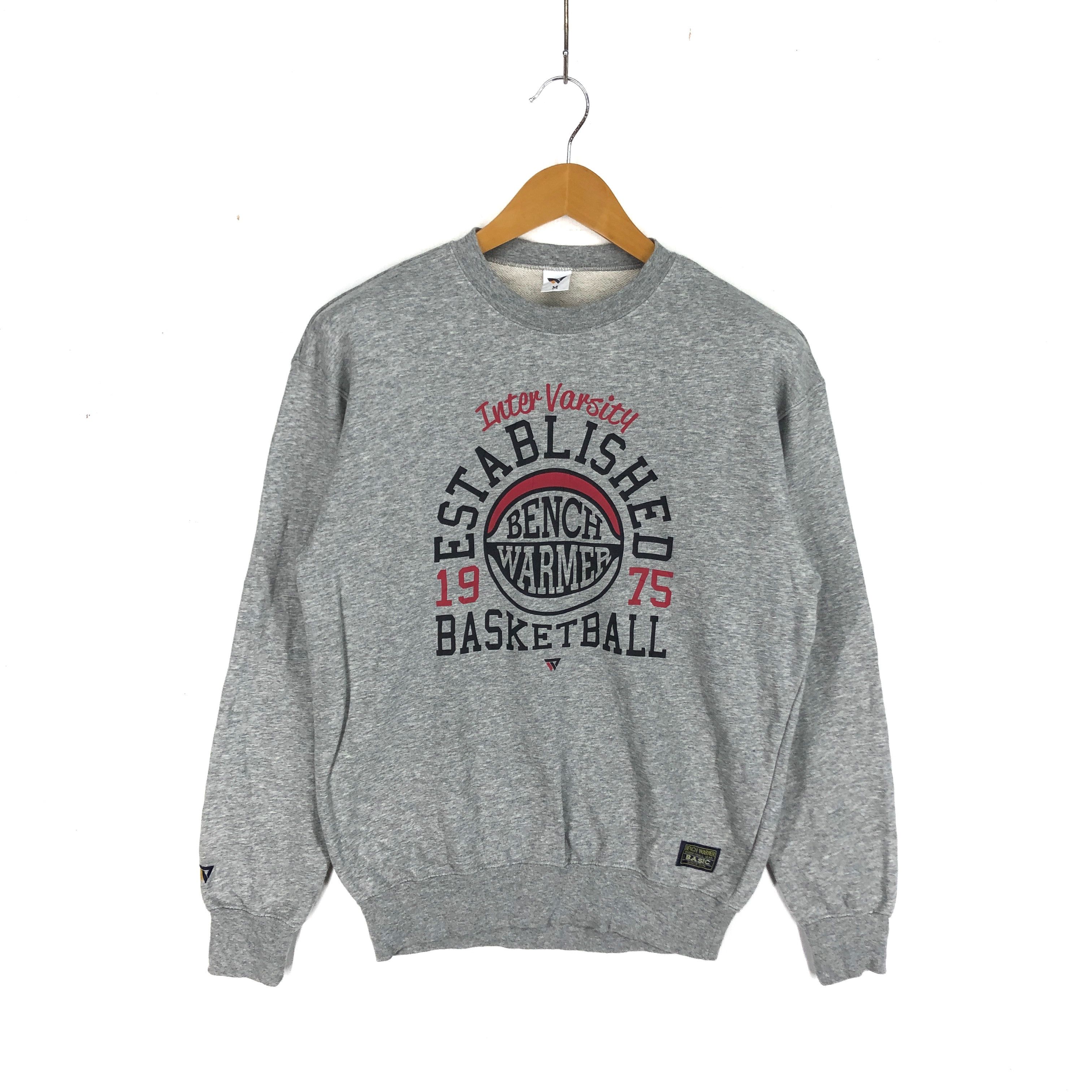 Japanese Brand BENCH WARMER Basketball Gear Sweatshirt #2541-89 Size US M / EU 48-50 / 2 - 1 Thumbnail