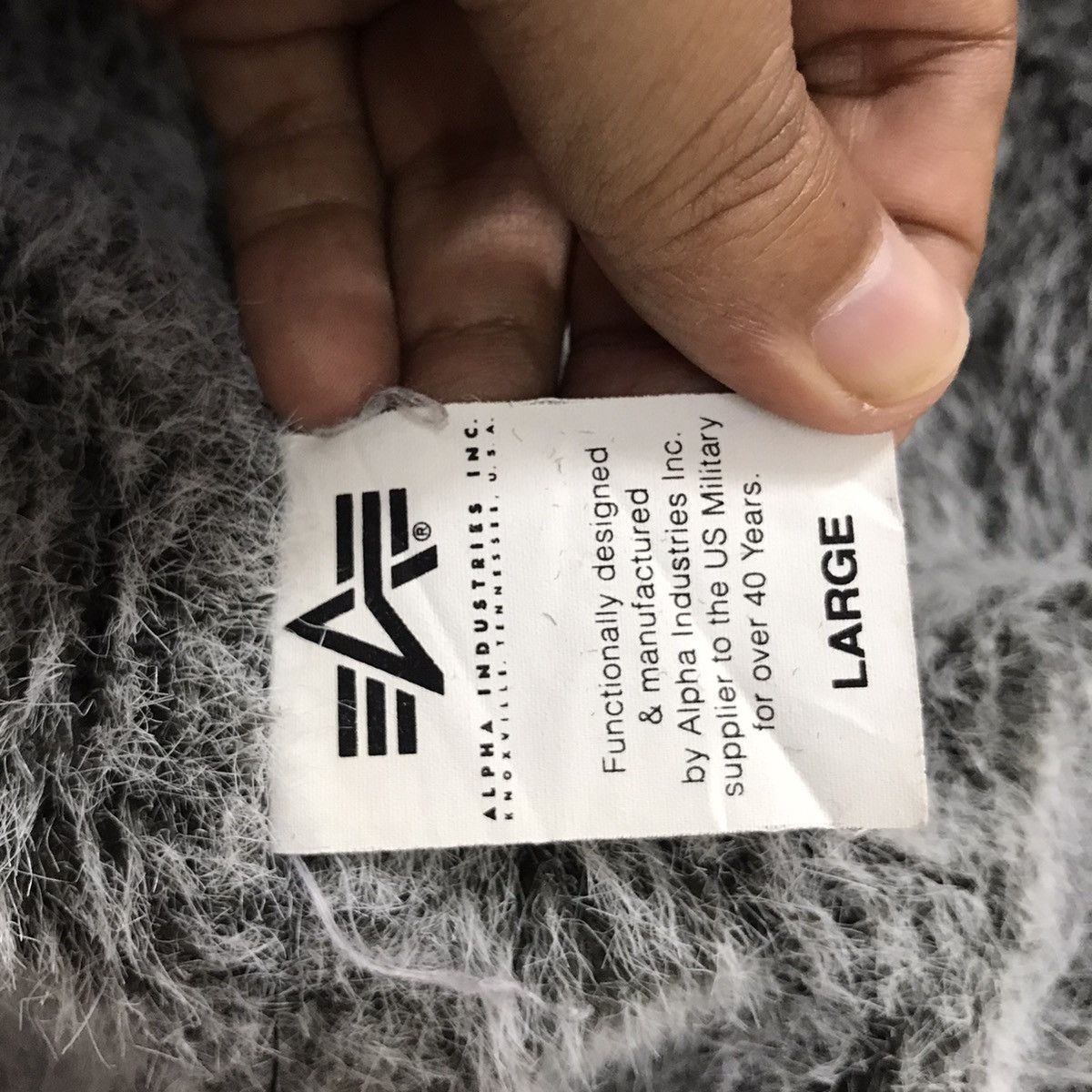 Alpha Industries × Vintage Vtg Alpha Industries Jacket Furry Like Inner Size US L / EU 52-54 / 3 - 15 Thumbnail