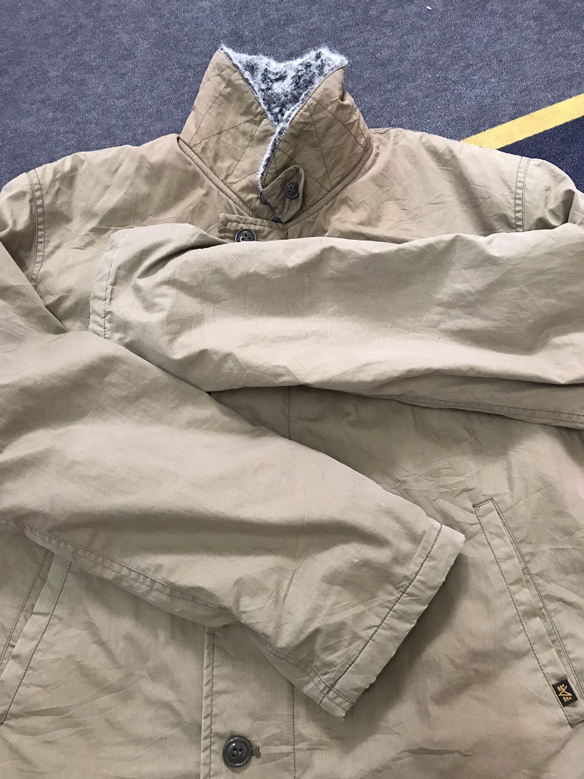 Alpha Industries × Vintage Vtg Alpha Industries Jacket Furry Like Inner Size US L / EU 52-54 / 3 - 11 Thumbnail